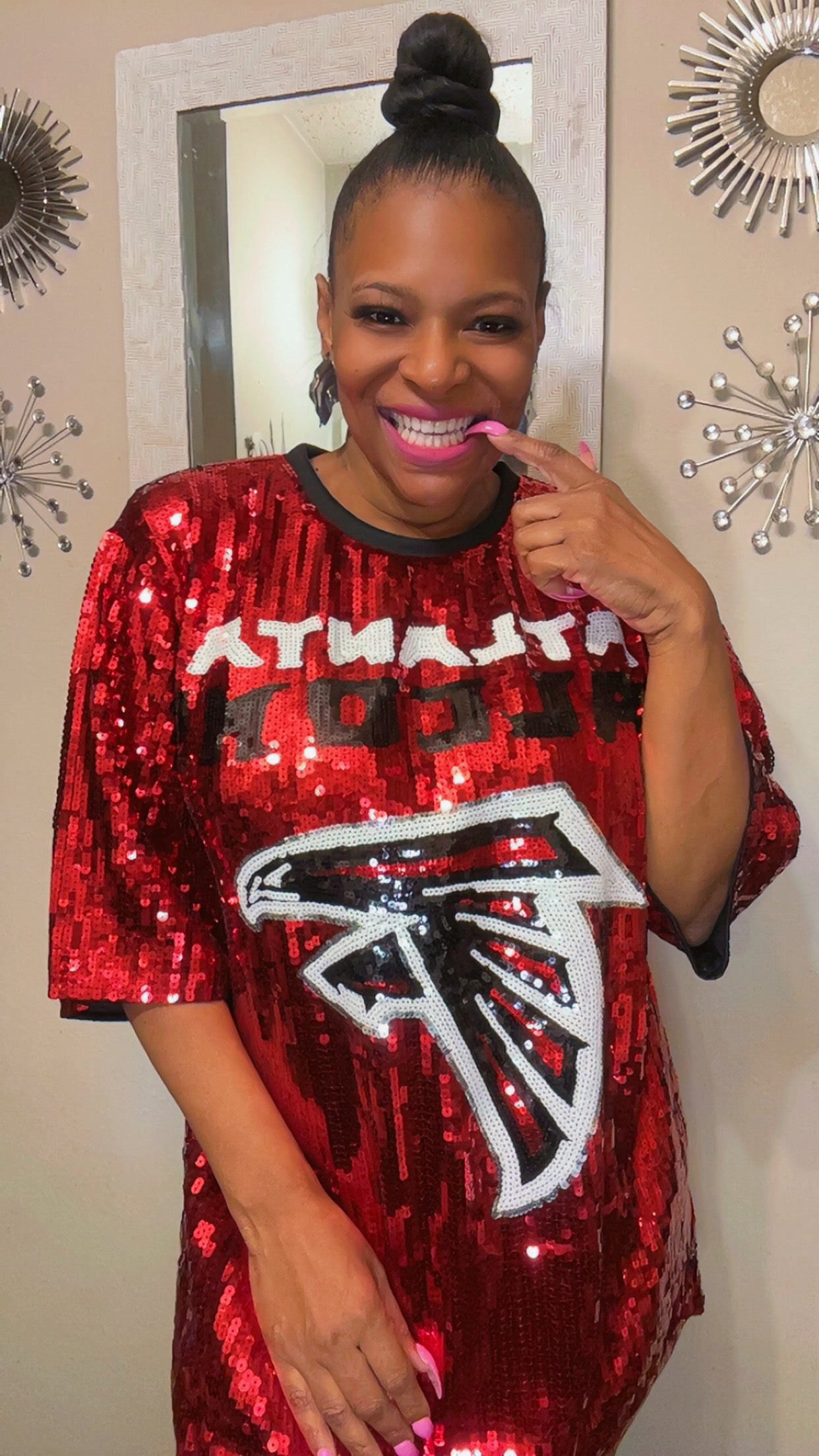 Atlanta Falcons Sequin dress
