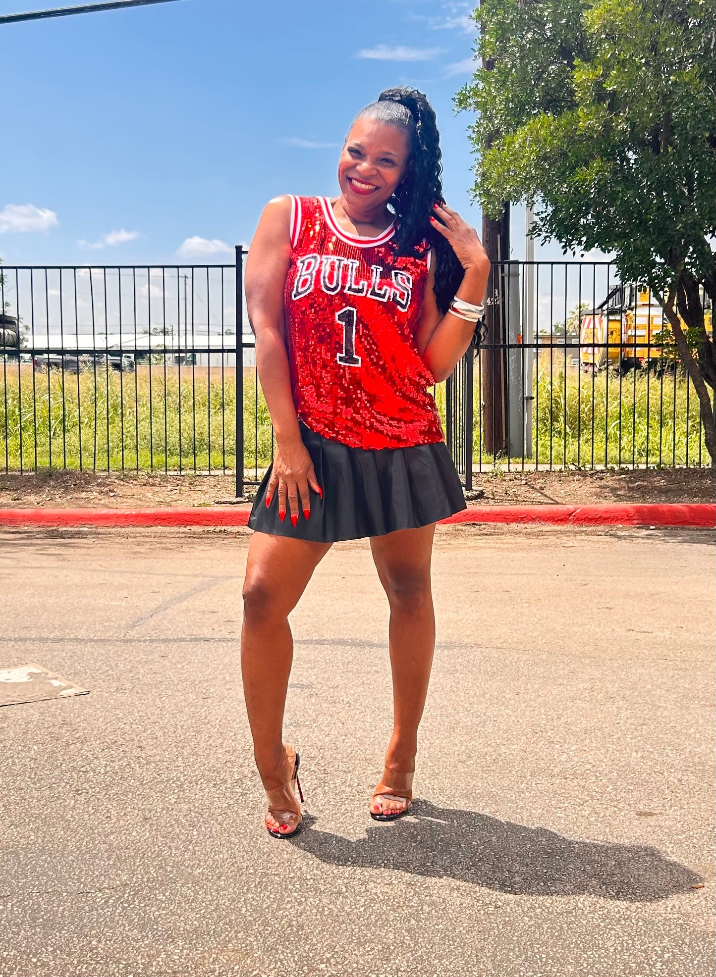 Chicago Bulls Sequin Jersey