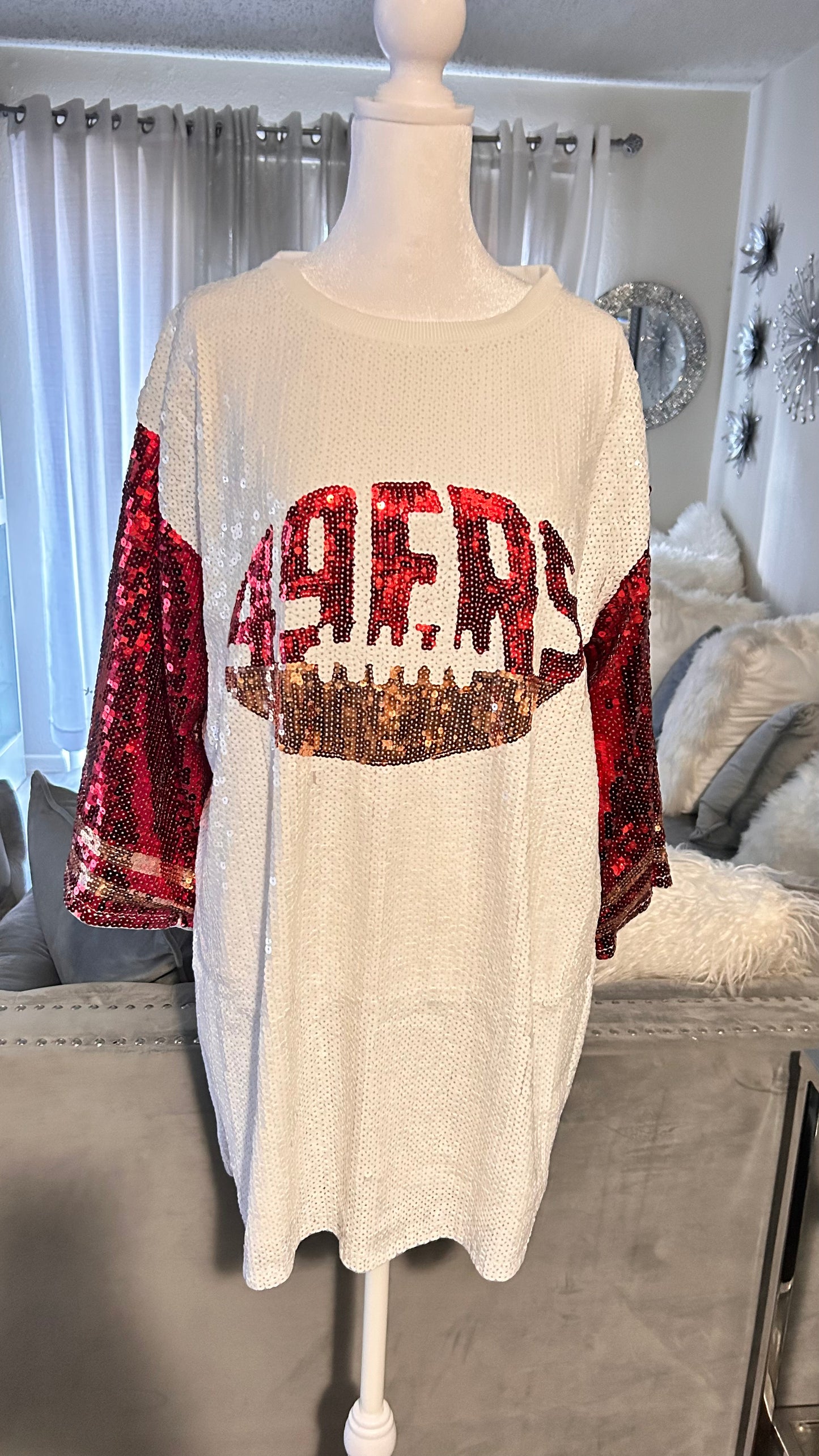 San Francisco 49er Sequin Dress