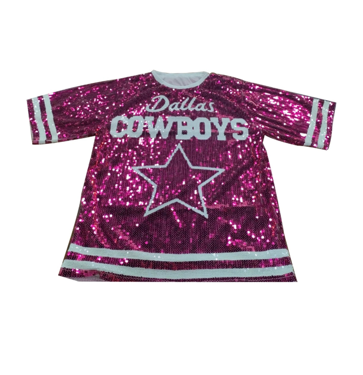Dallas Cowboys Pink Sequin Dress