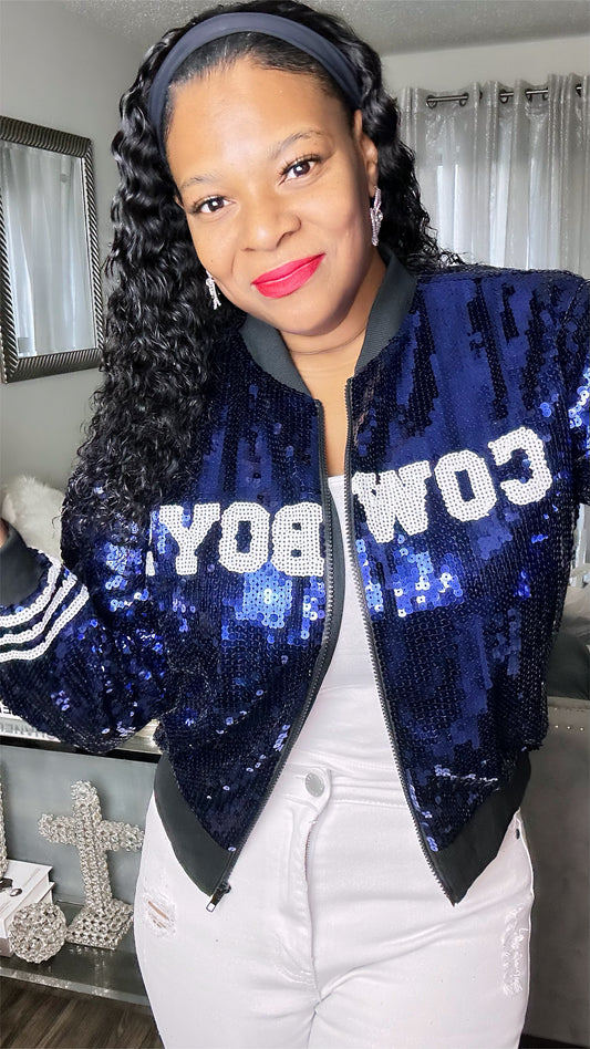 Dallas Cowboys Sequin Jacket