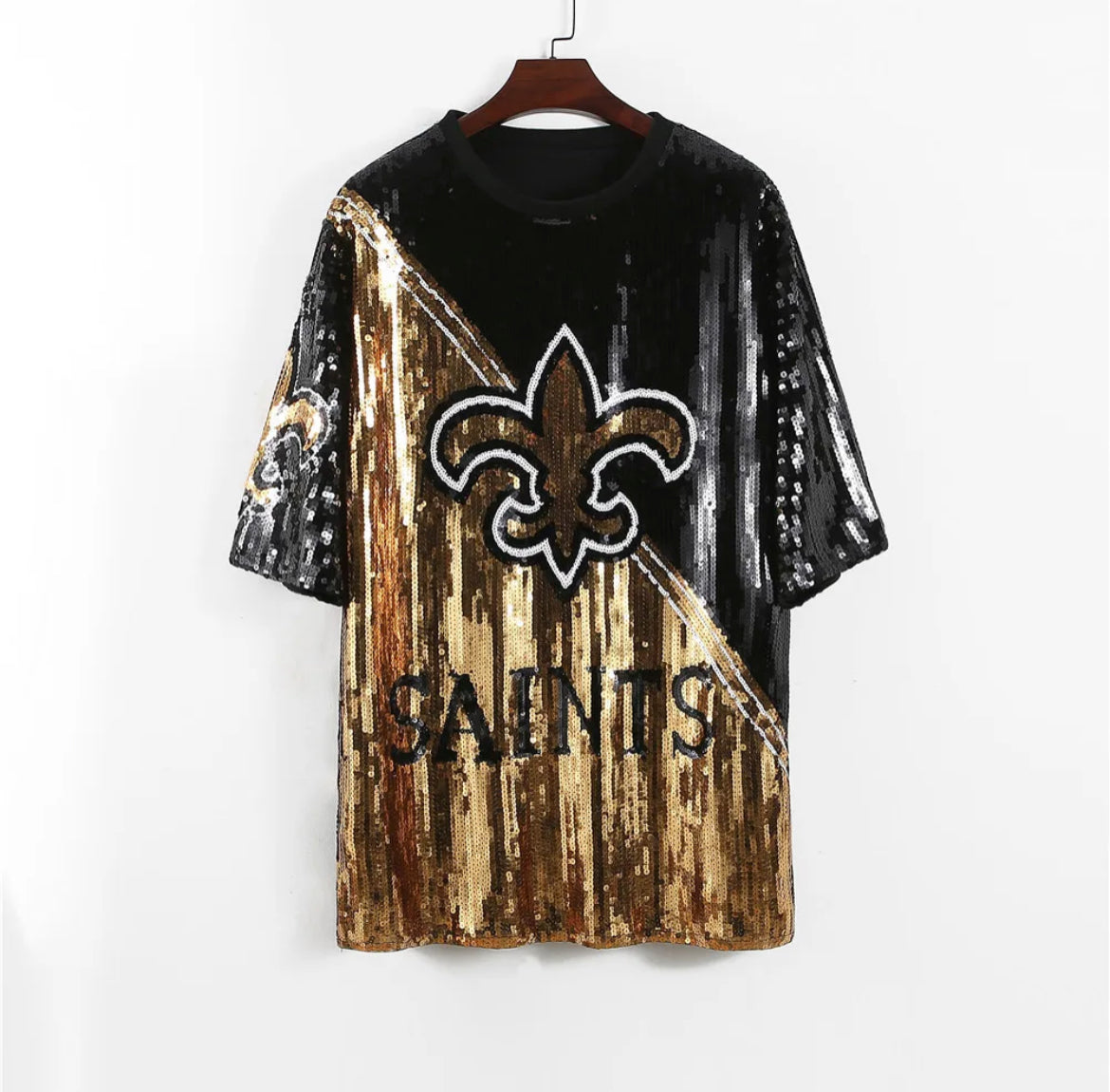 New Orleans Saints sequin dress