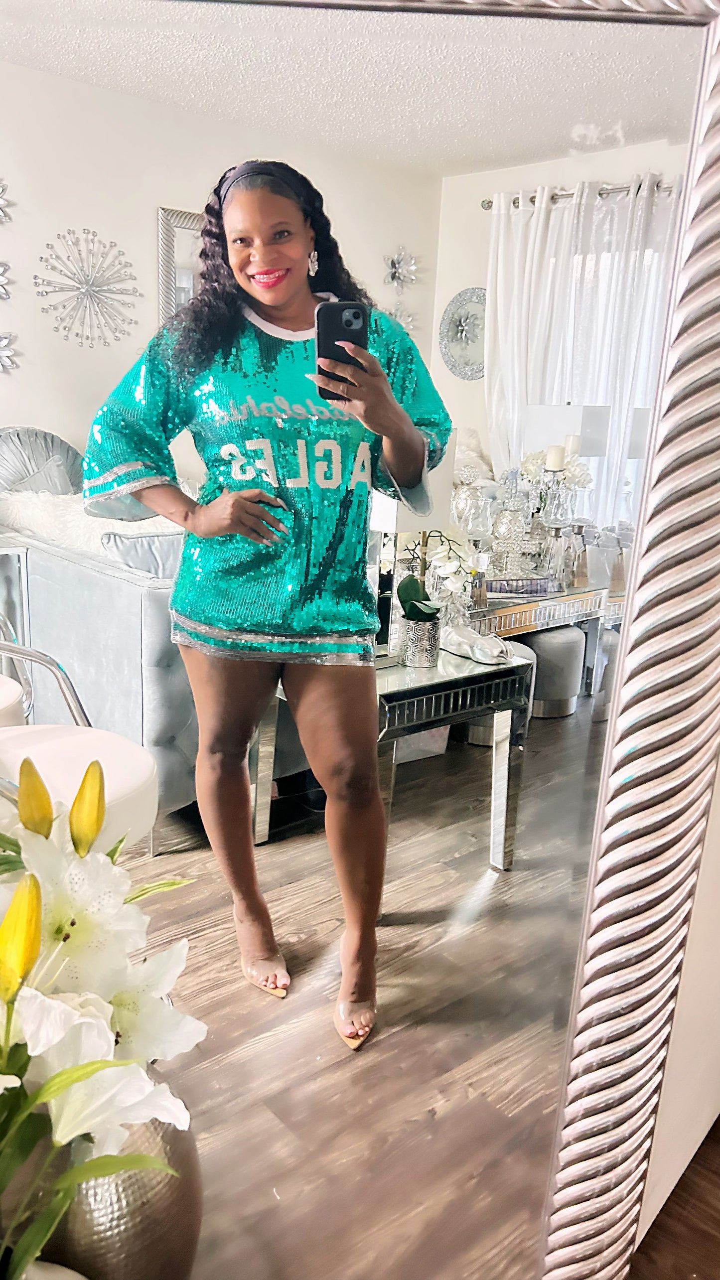 Philadelphia Eagles Sequin Dress