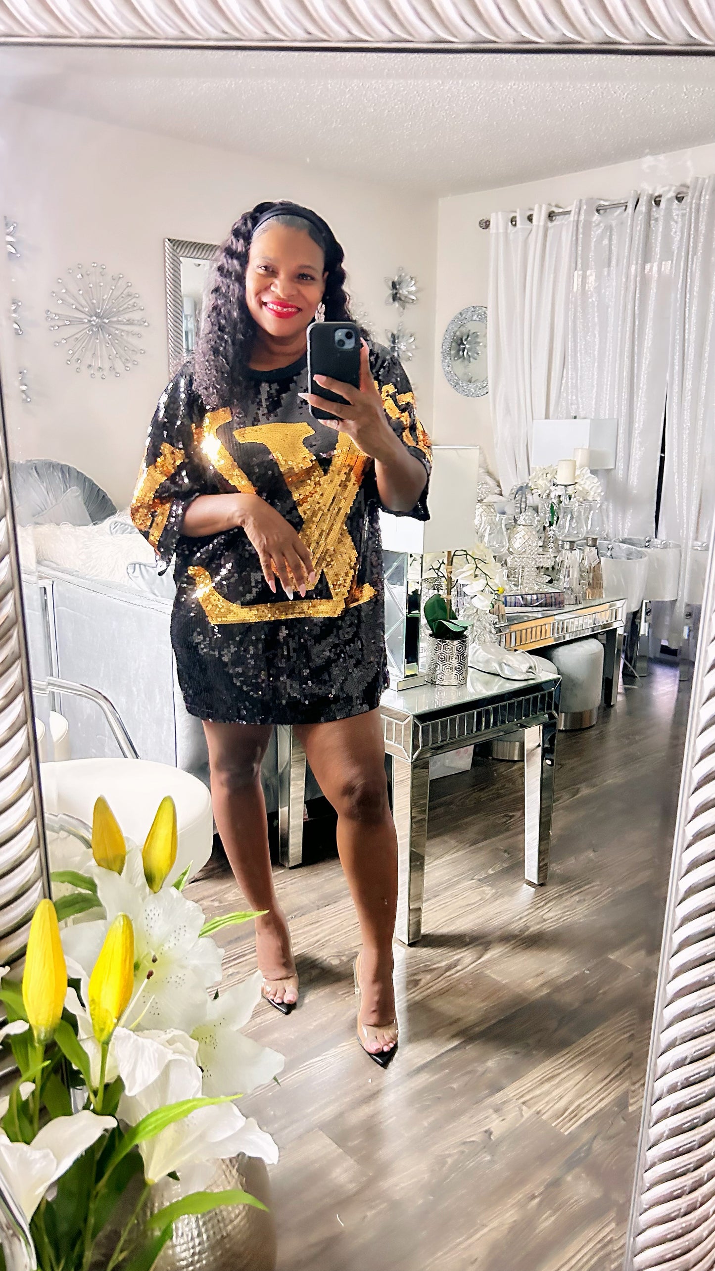 LV Sequin Dress