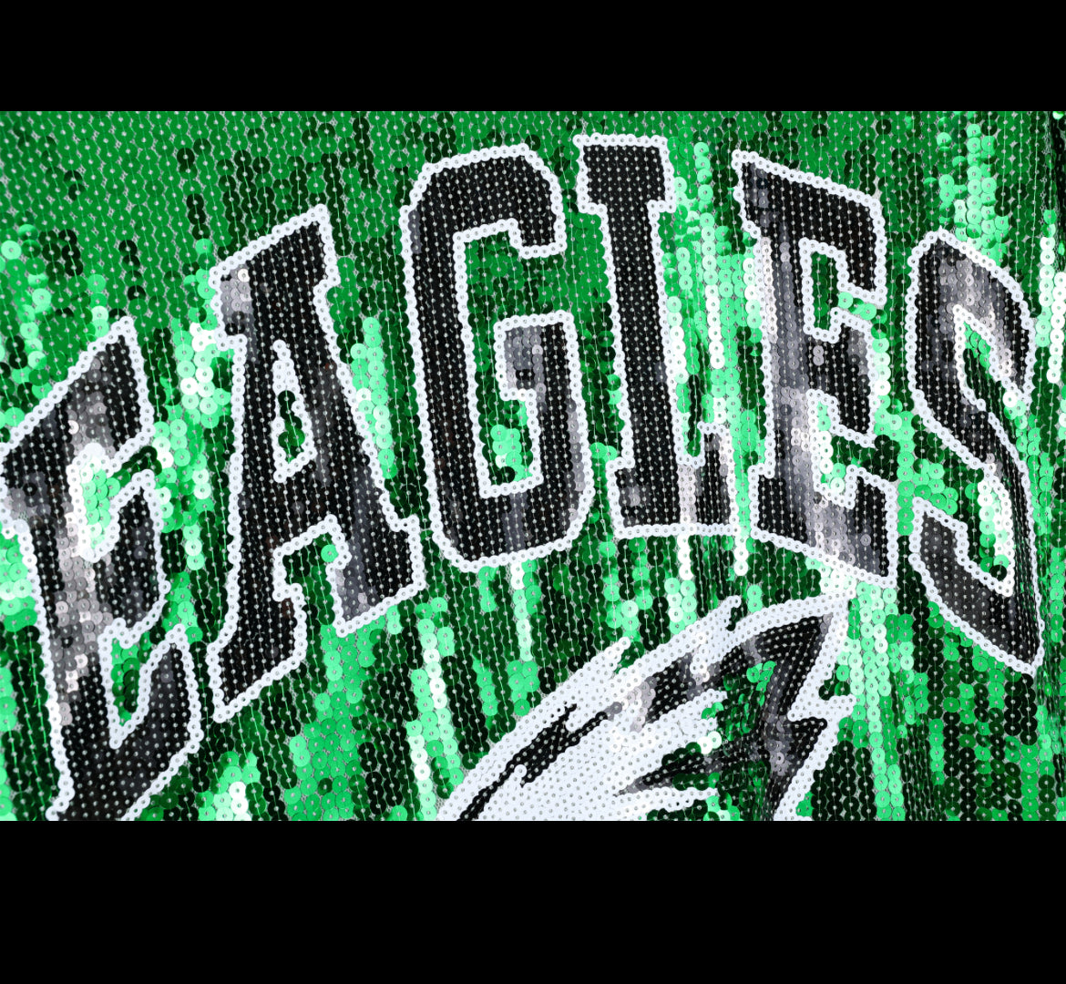 Philadelphia Eagles sequin dress
