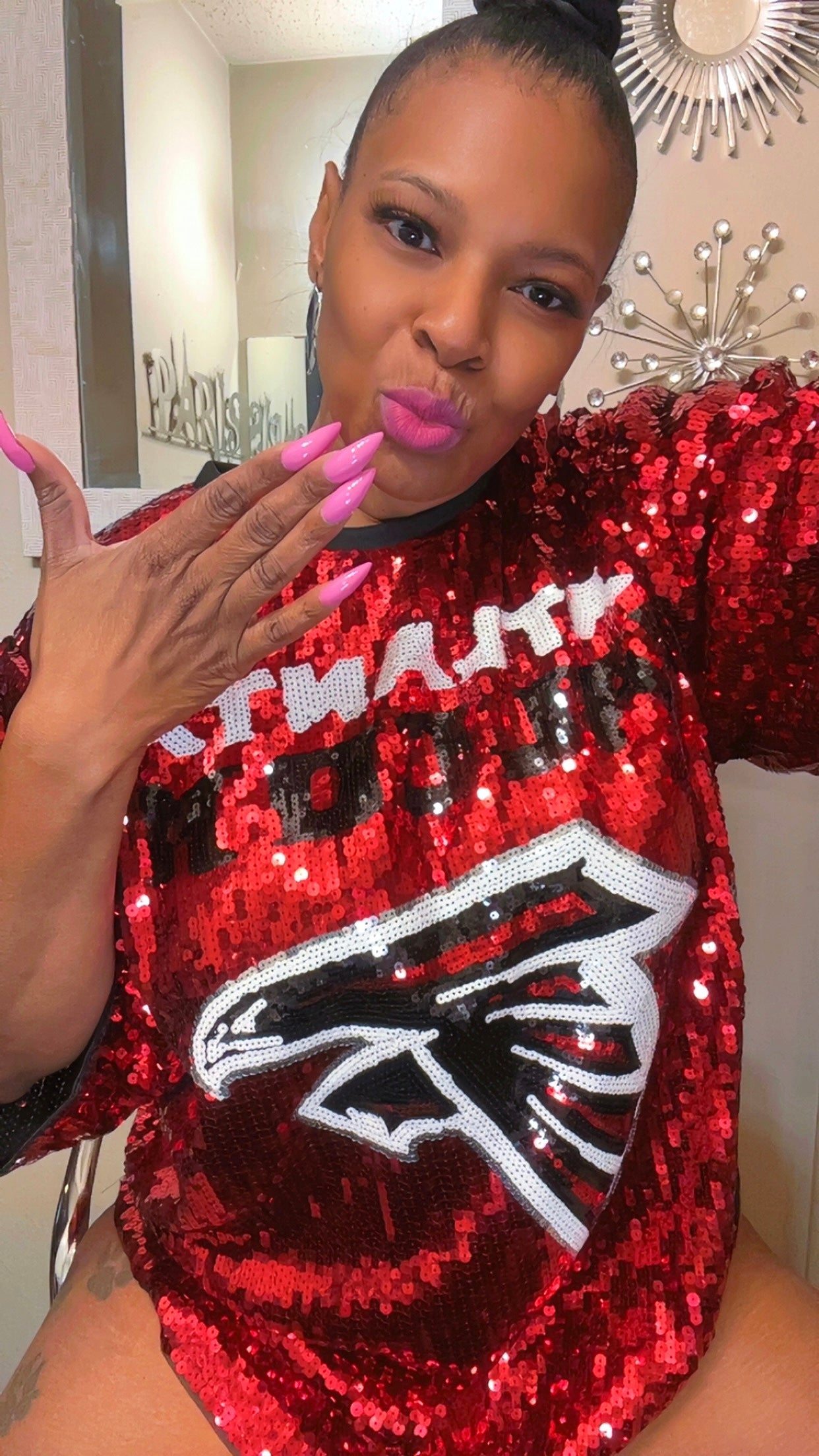 Atlanta Falcons Sequin dress