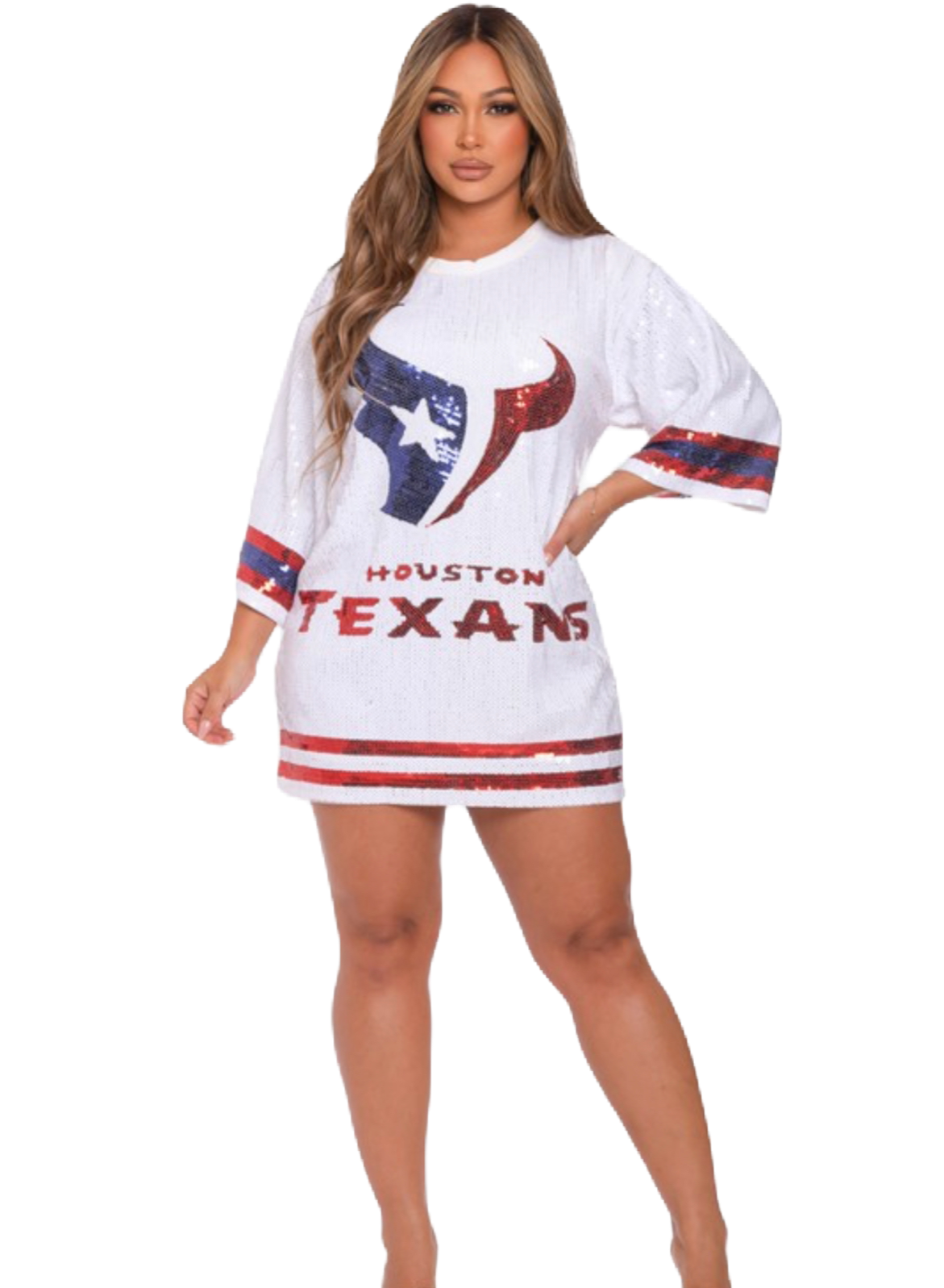Houston Texans sequin dress