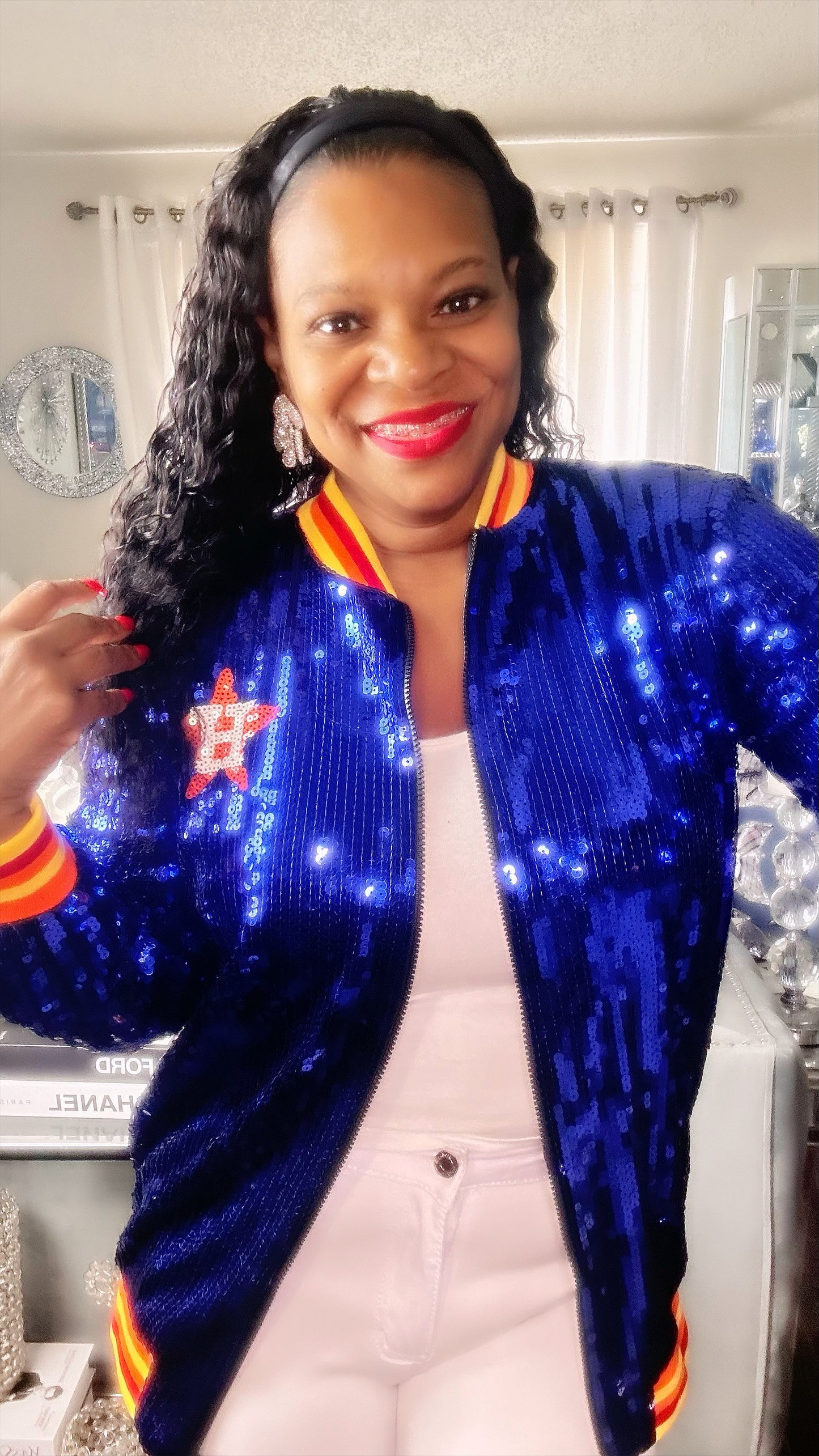 Houston Astro Sequin jacket