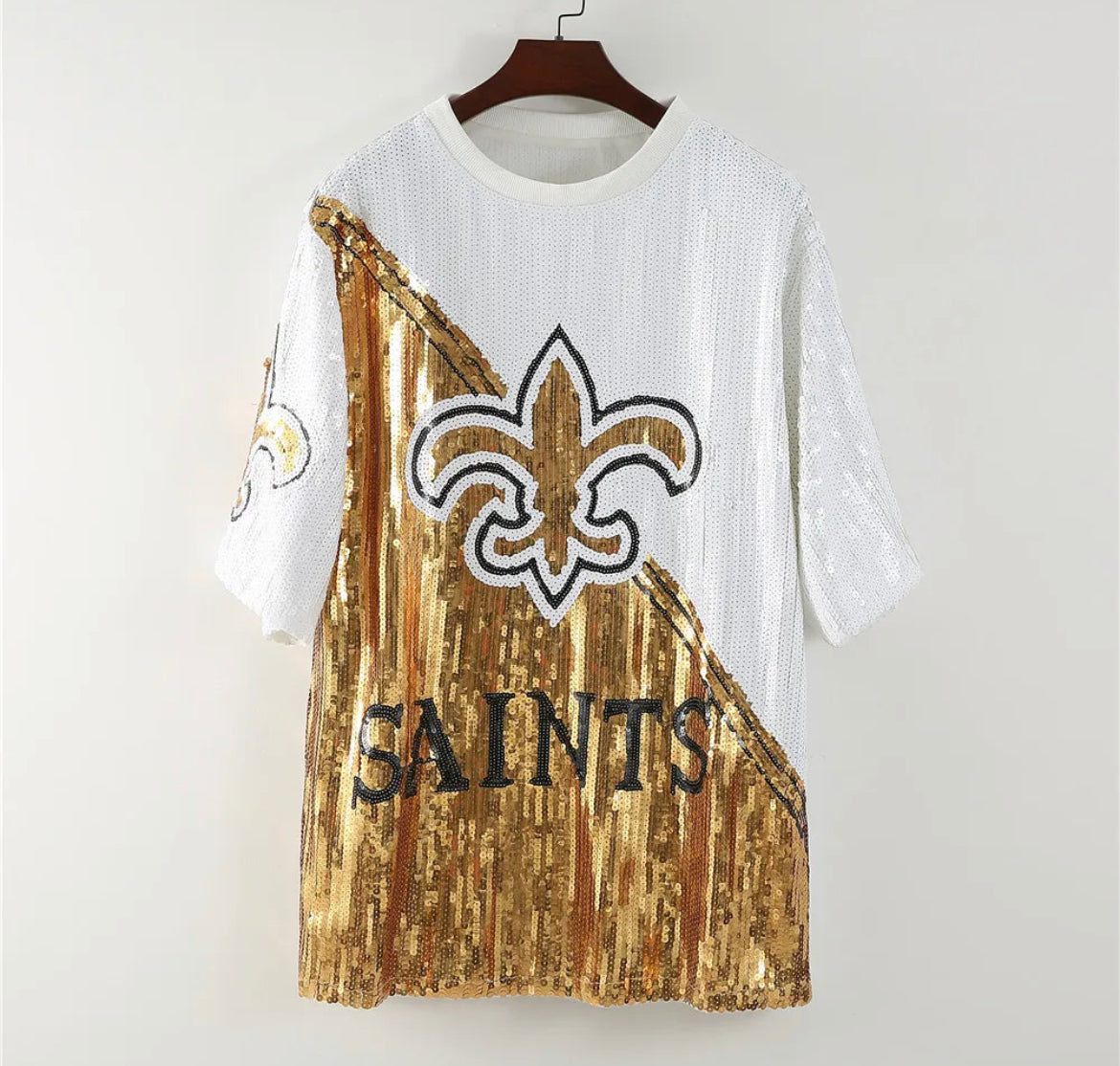 New Orleans Saints sequin dress