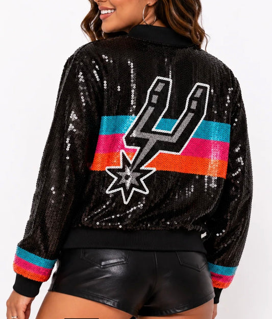 San Antonio sequin black jacket