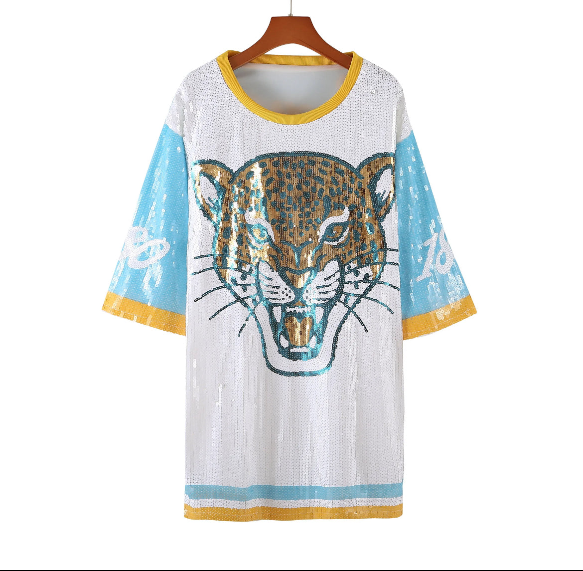 Southern Jaguars sequin dress