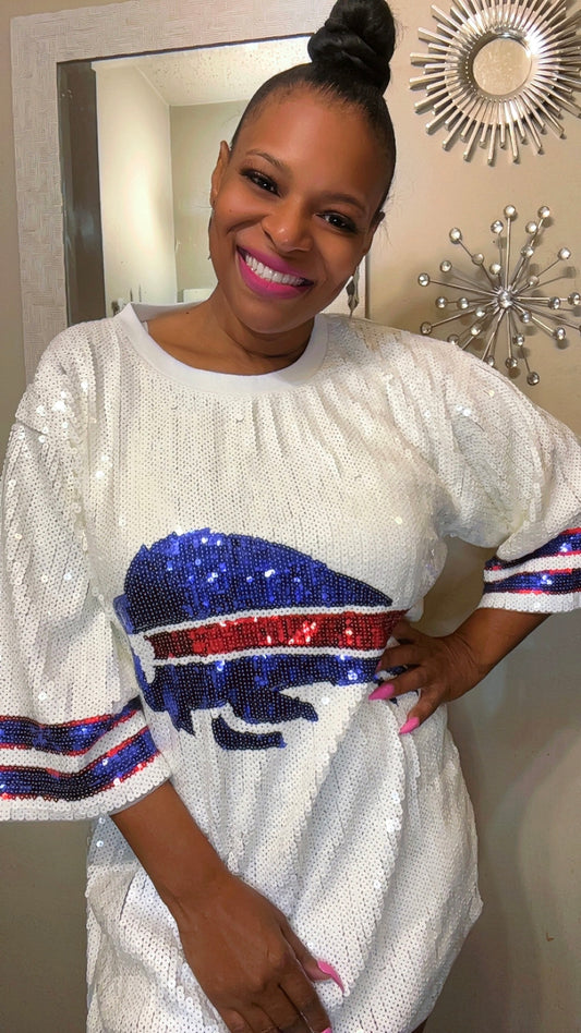 Buffalo Bills sequin dress