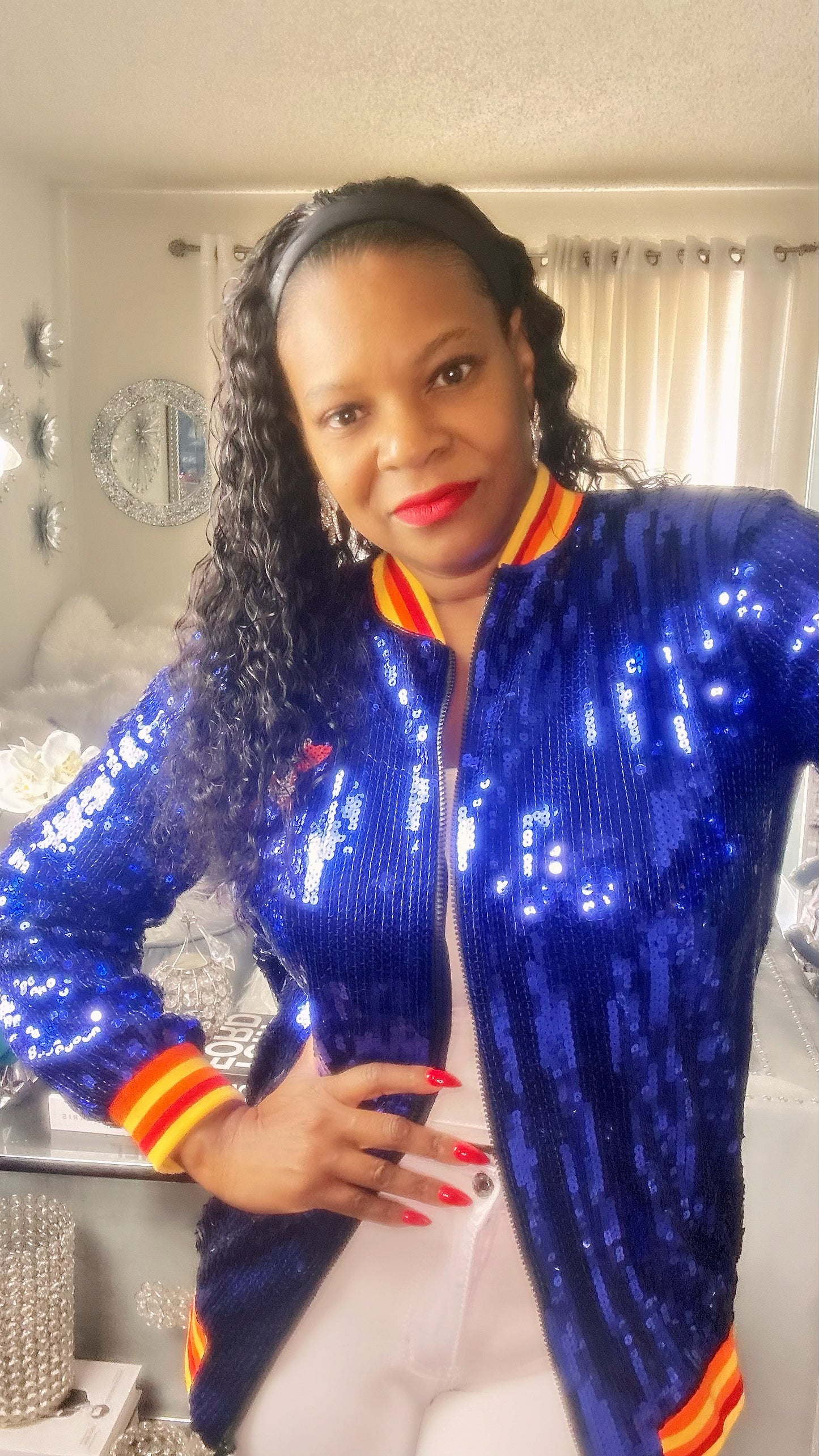 Houston Astro Sequin jacket