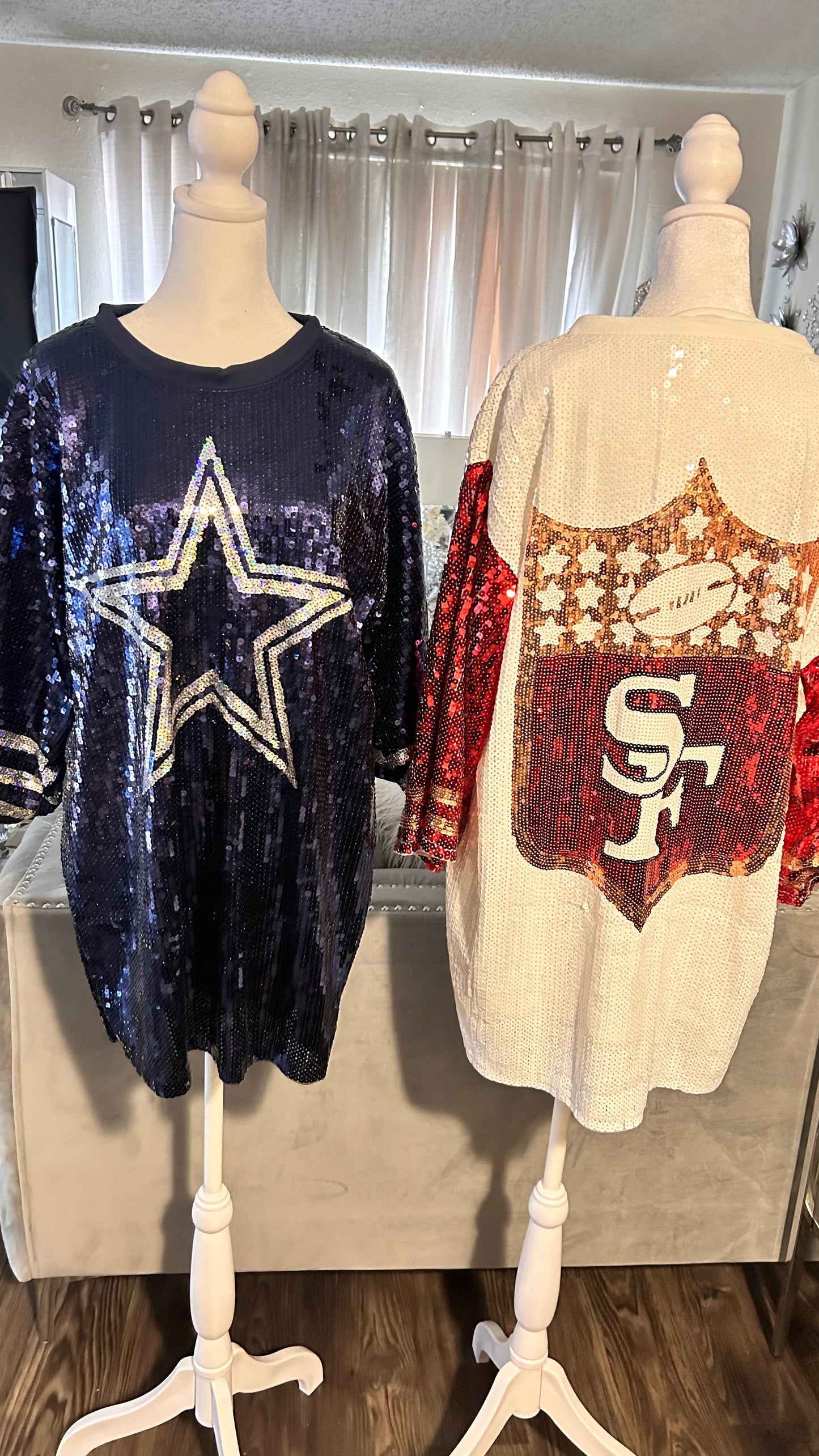 Dallas Cowboys Sequin Dress 2