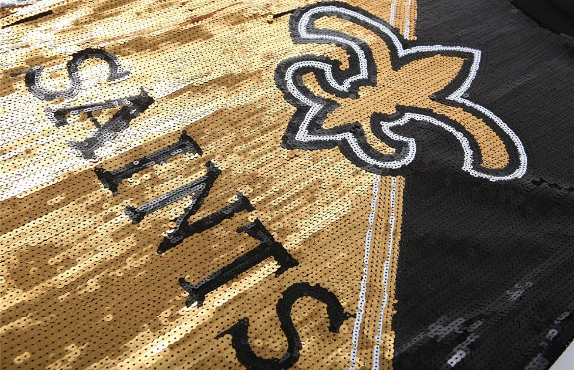 New Orleans Saints sequin dress