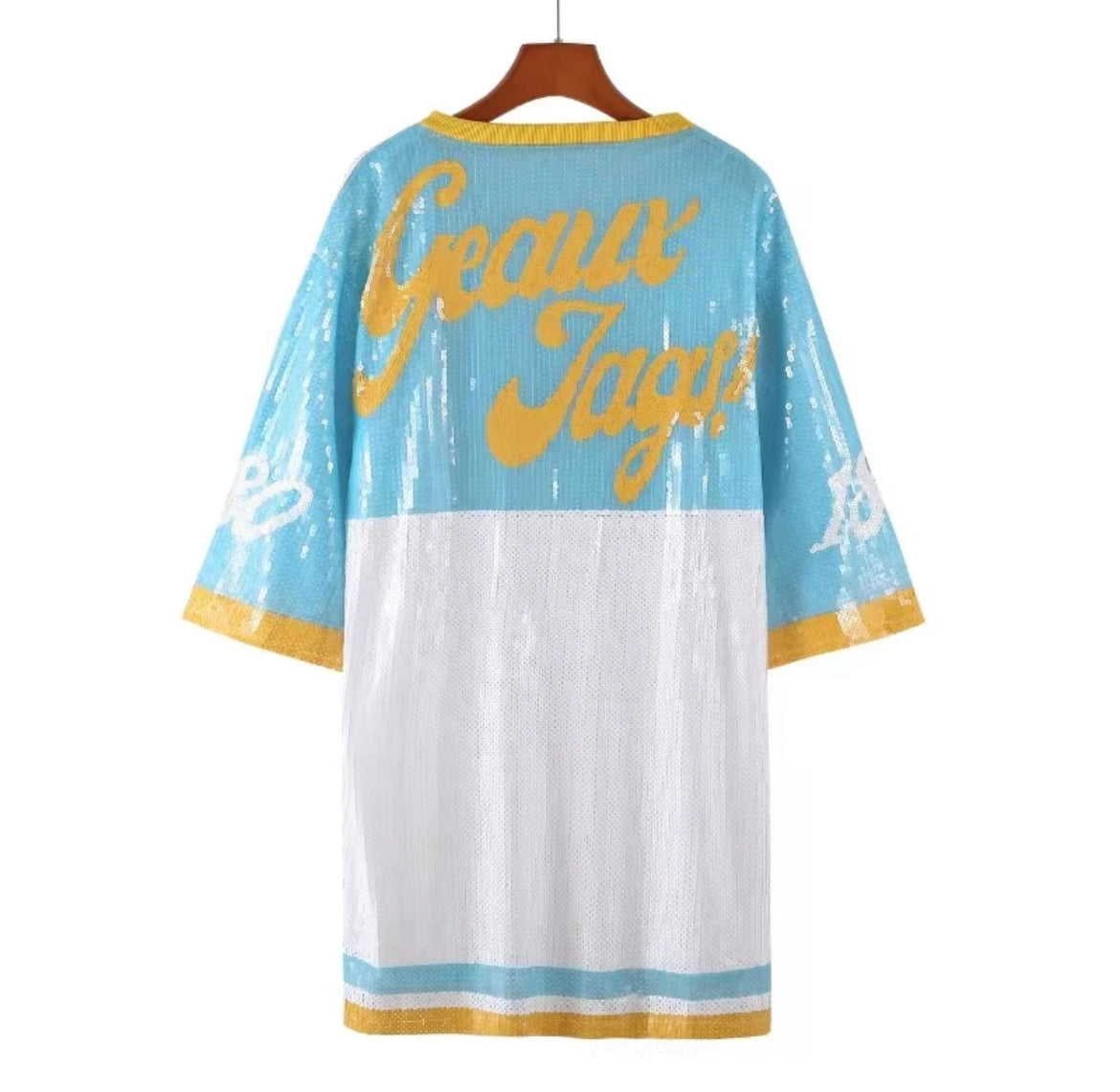 Southern Jaguars sequin dress