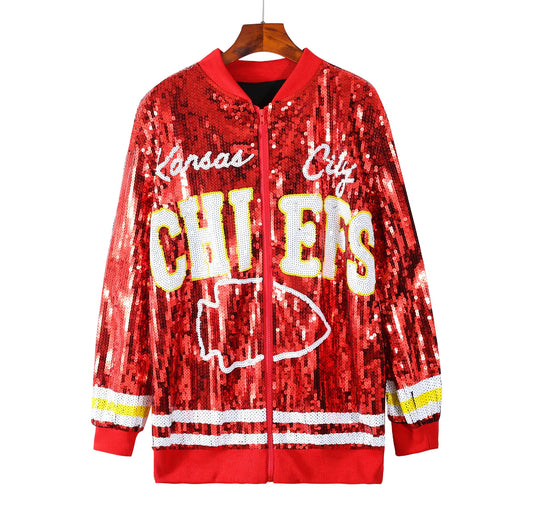 Kansas City Chiefs Sequin Jacket