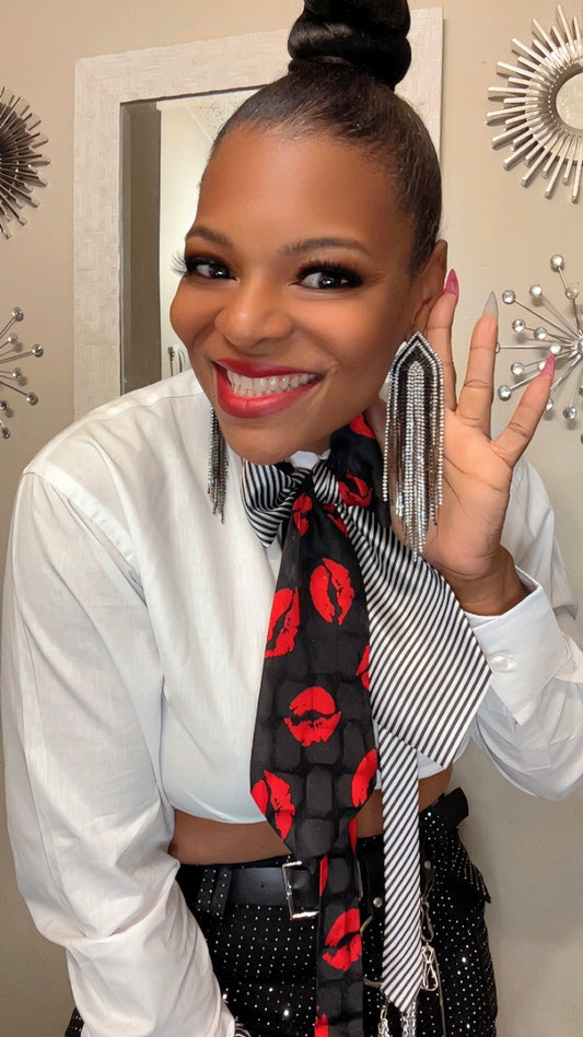 Black Tassel Earrings