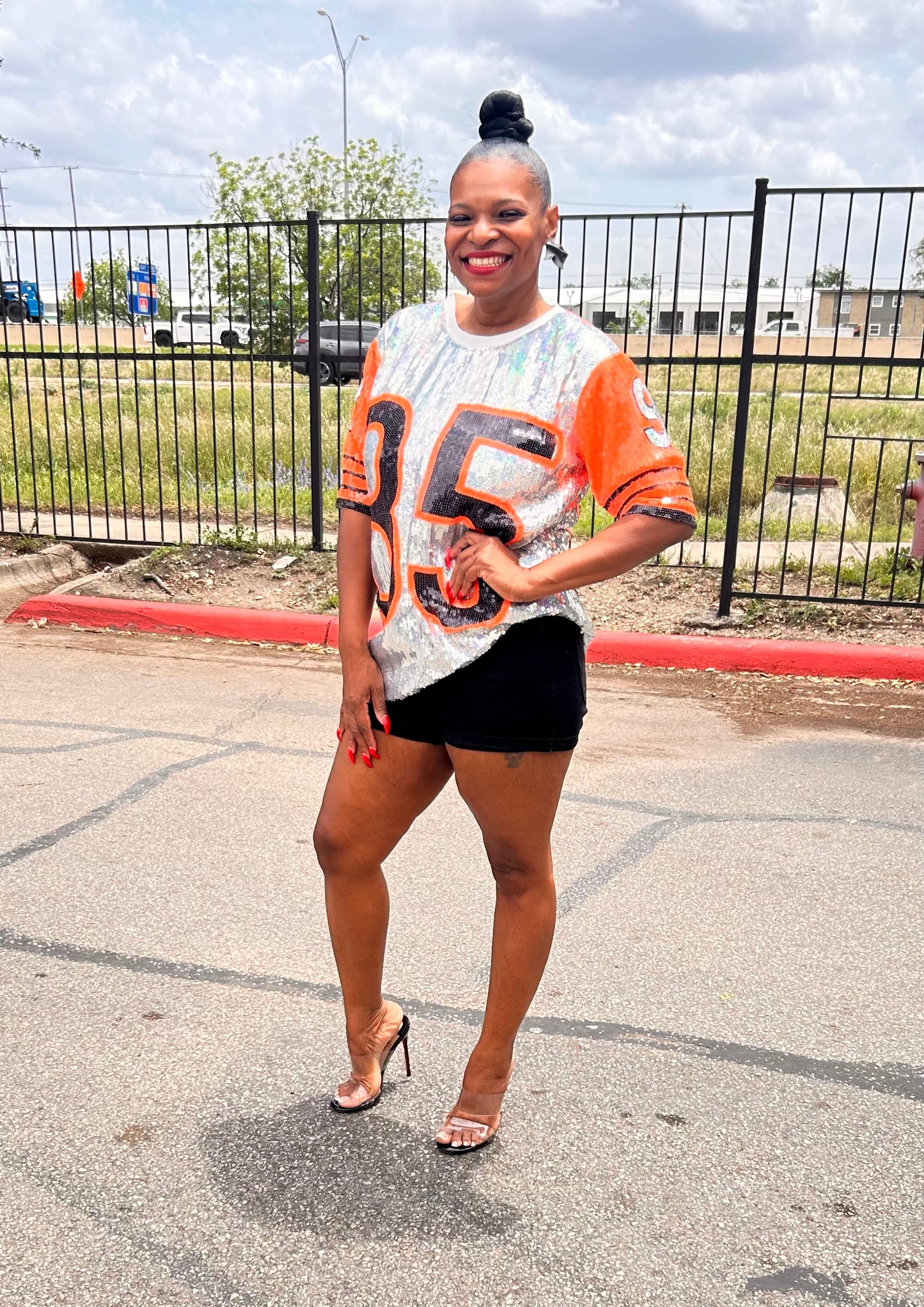 Cincinnati Bengals Sequin Dress