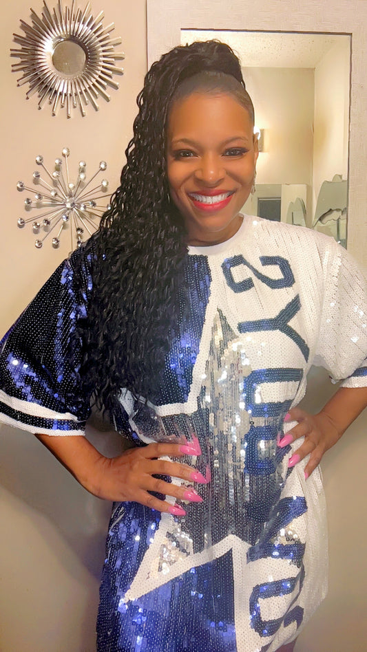 Dallas Cowboys Sequin Dress