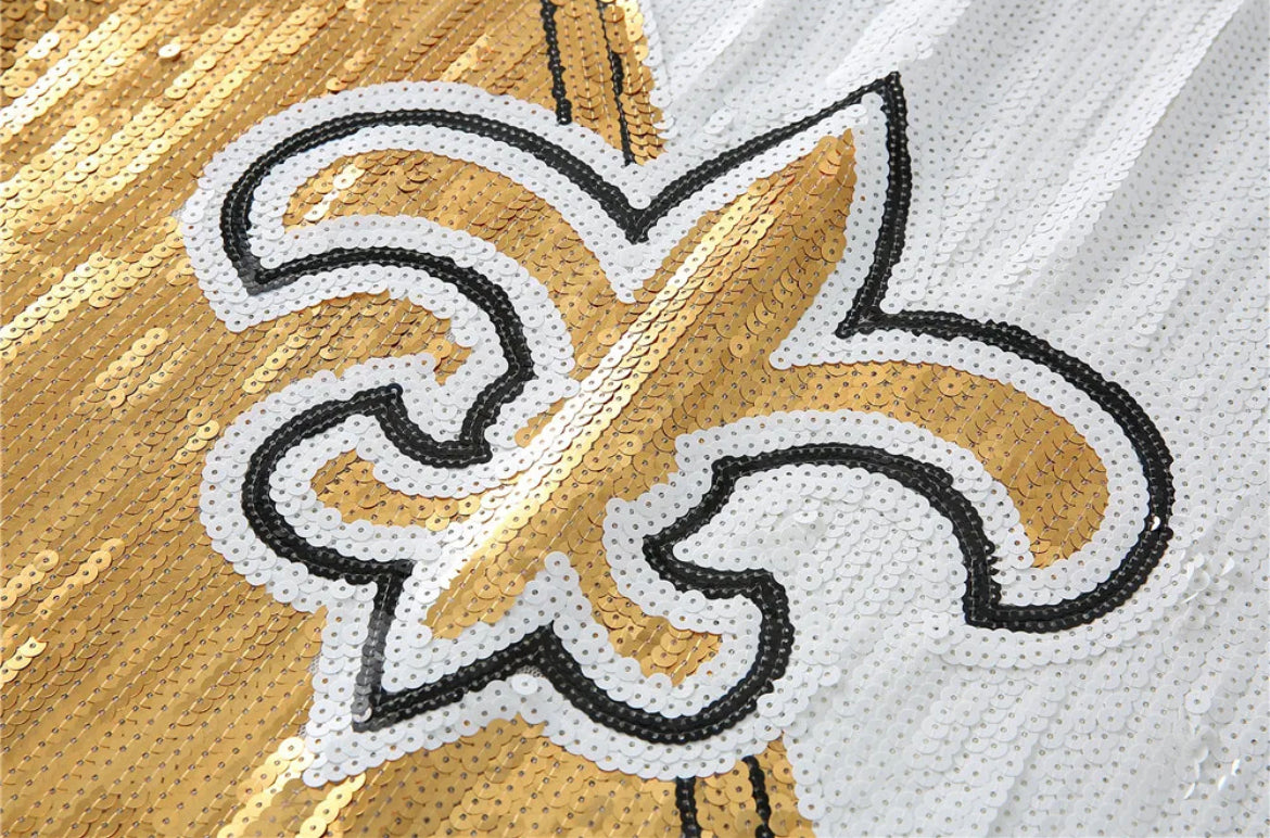New Orleans Saints sequin dress