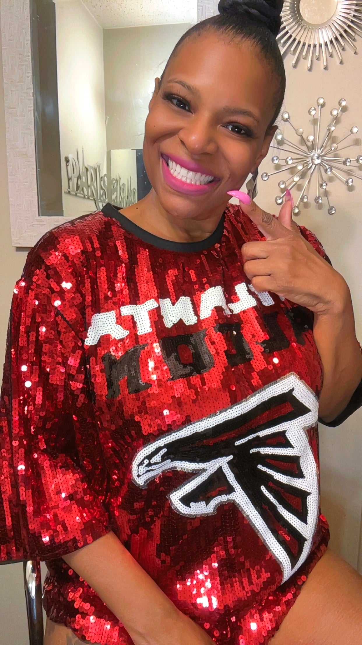 Atlanta Falcons Sequin dress
