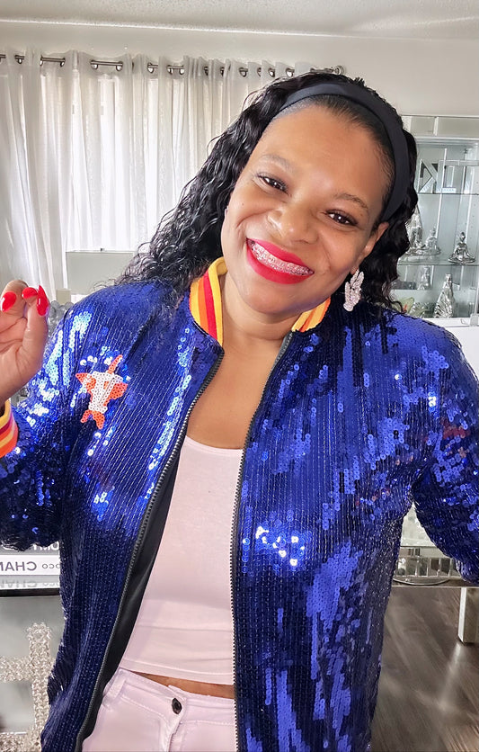 Houston Astro Sequin jacket