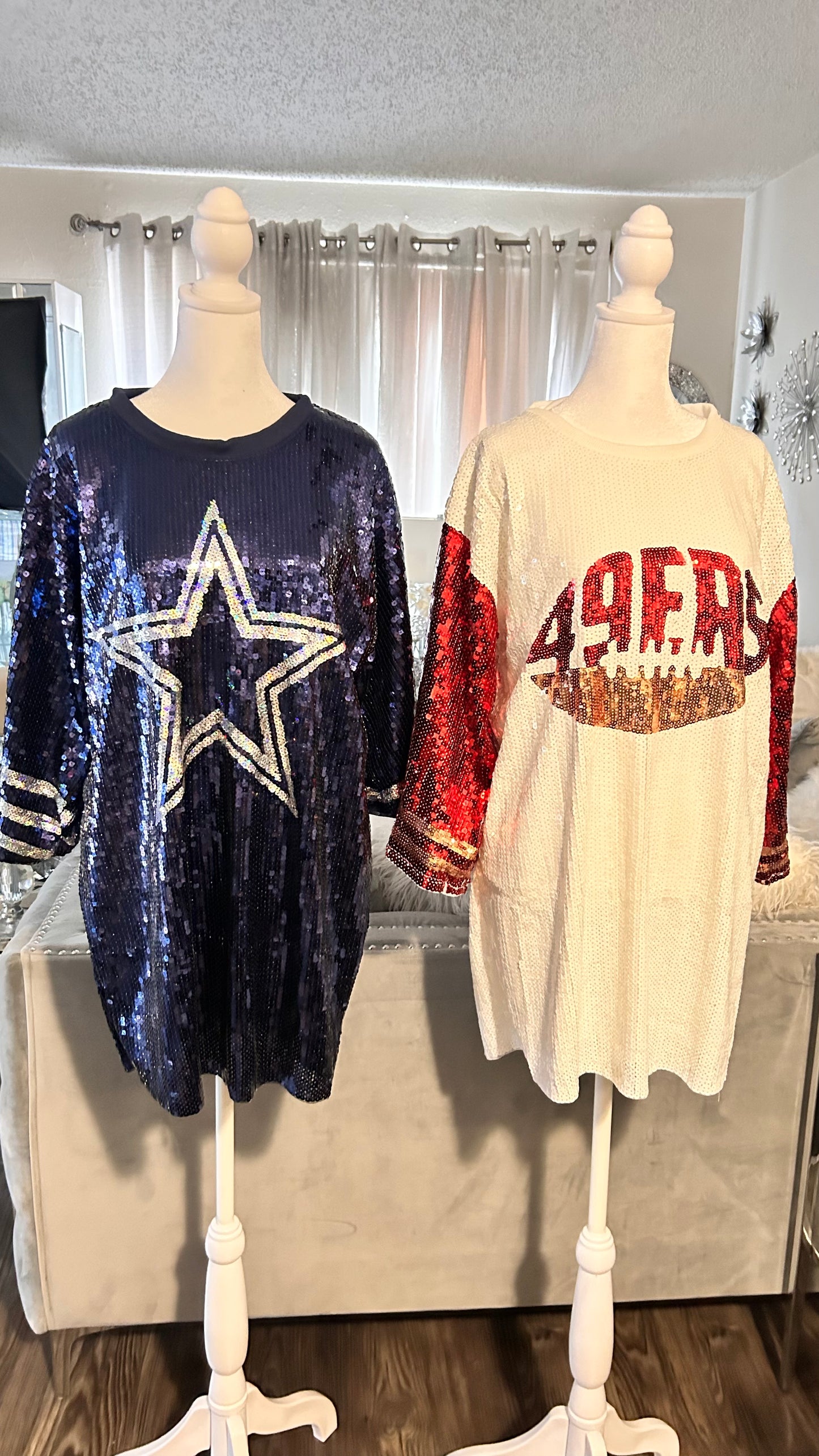 Dallas Cowboys Sequin Dress 2