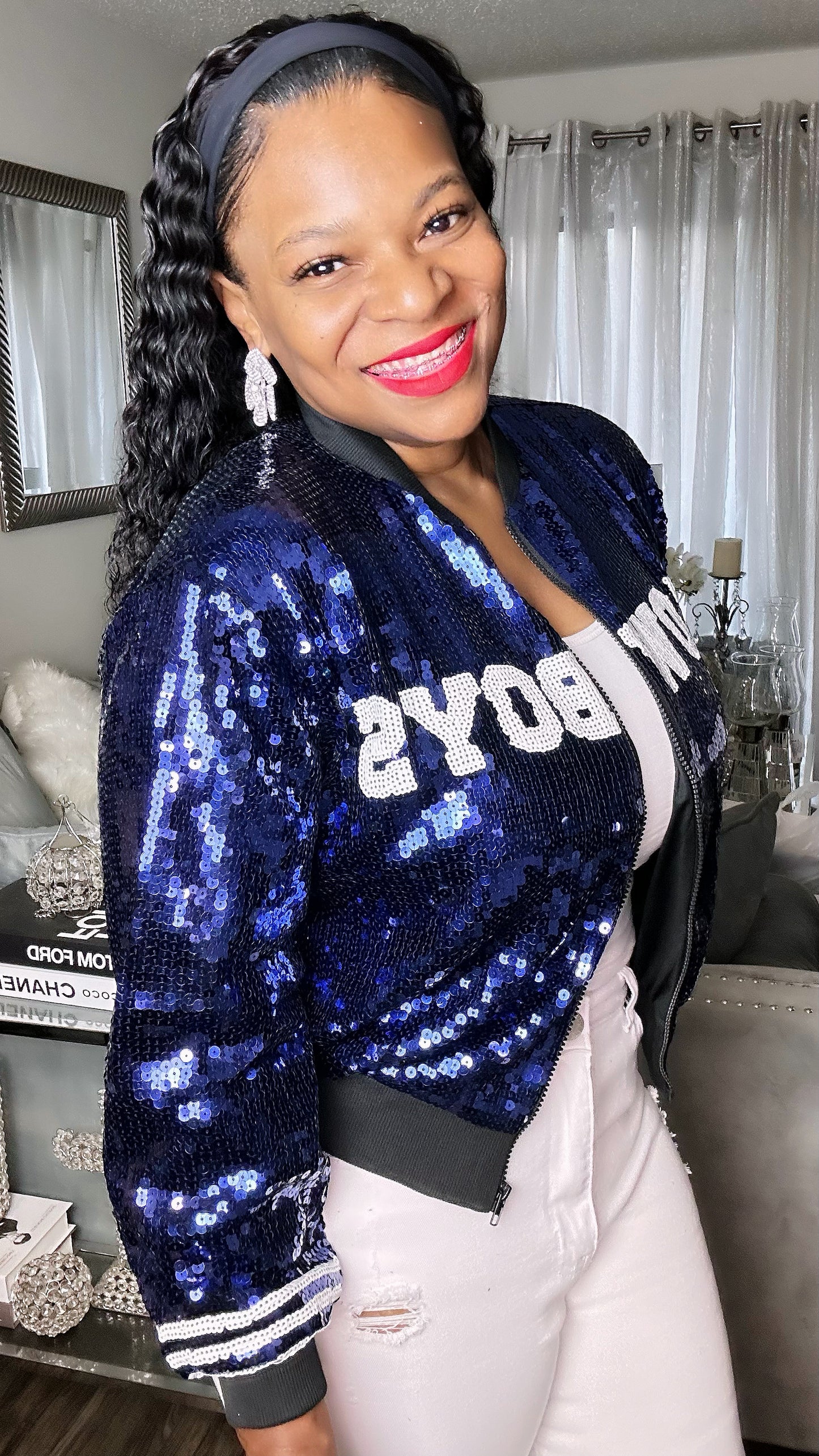 Dallas Cowboys Sequin Jacket