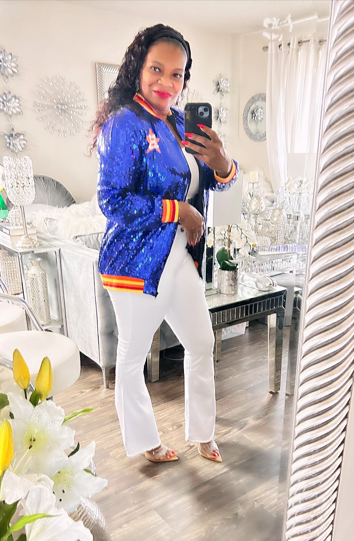 Houston Astro Sequin jacket