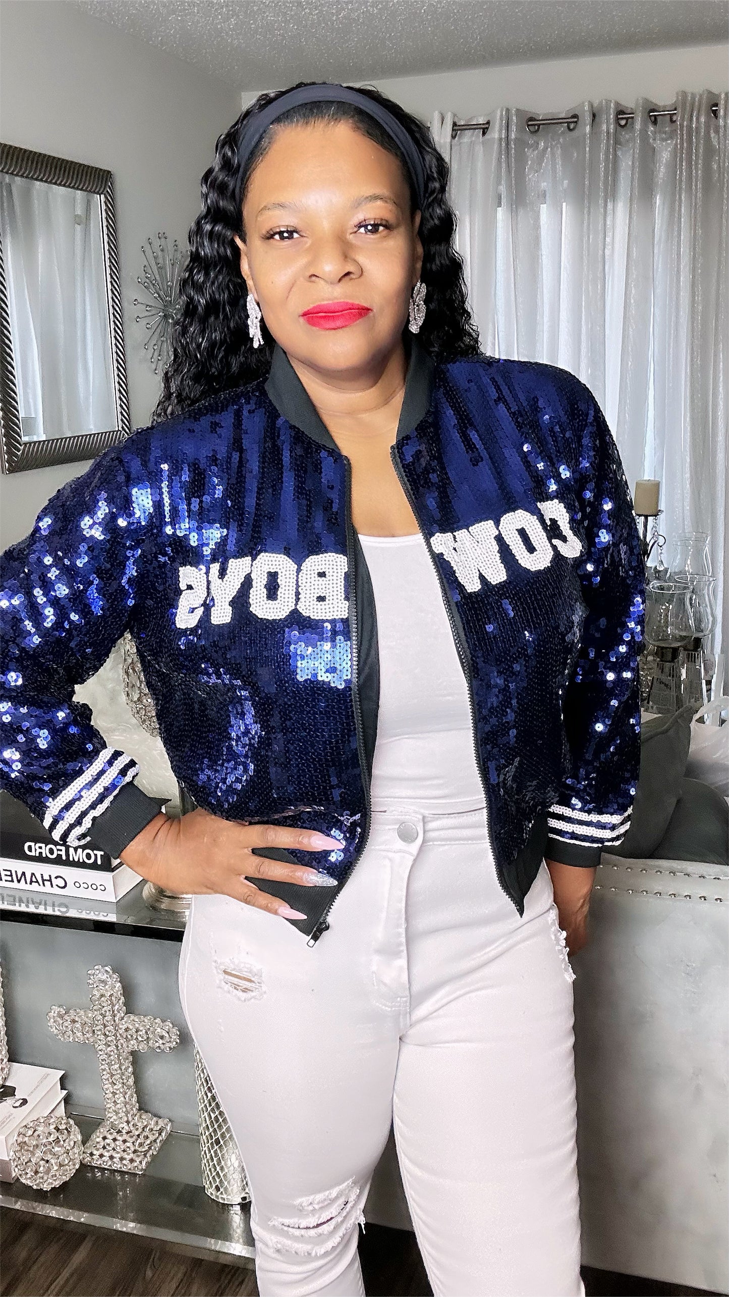 Dallas Cowboys Sequin Jacket