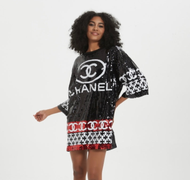 Chanel Sequin Dress