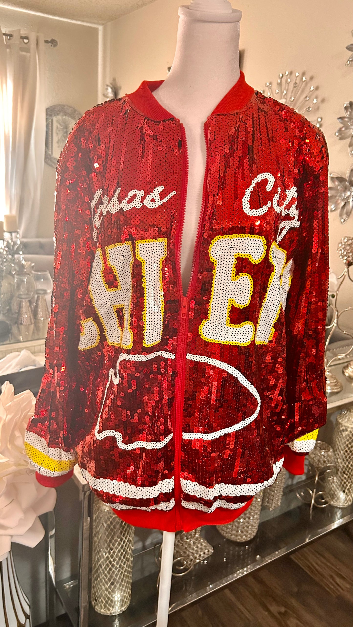 Kansas City Chiefs Sequin Jacket