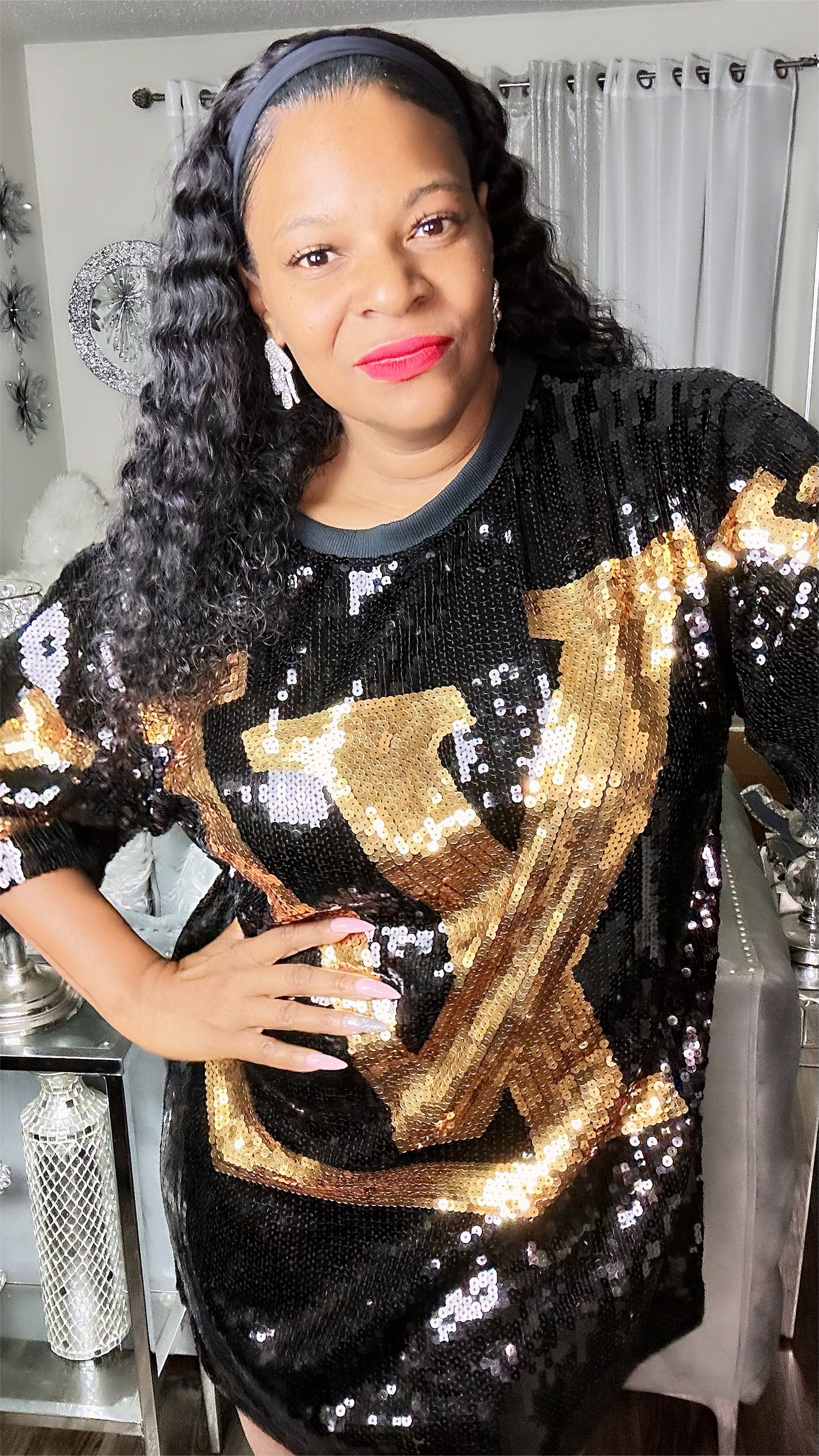 LV Sequin Dress