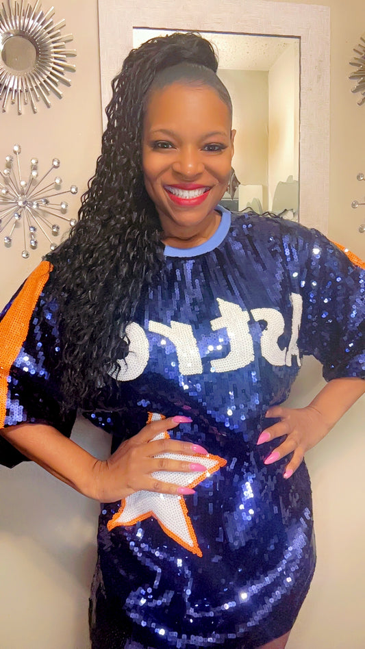 Houston Astros Sequin Dress