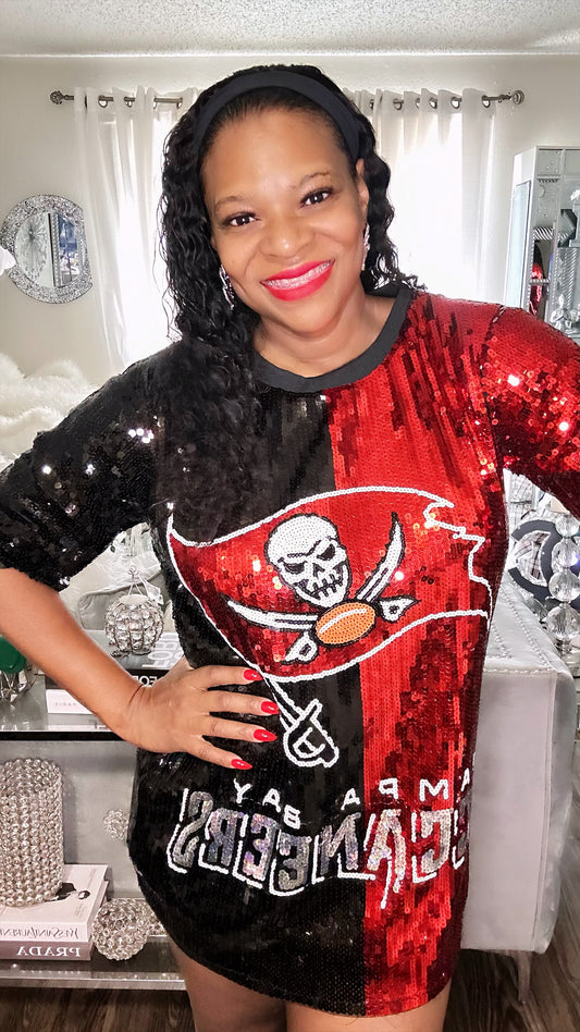 Tampa Bay Buccaneers Sequin Dress
