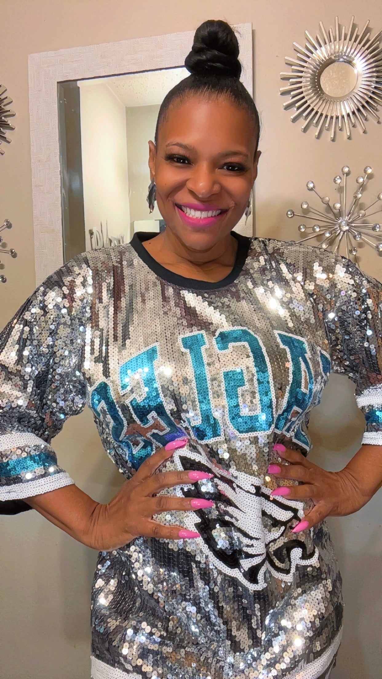Philadelphia Eagles Sequin Dress