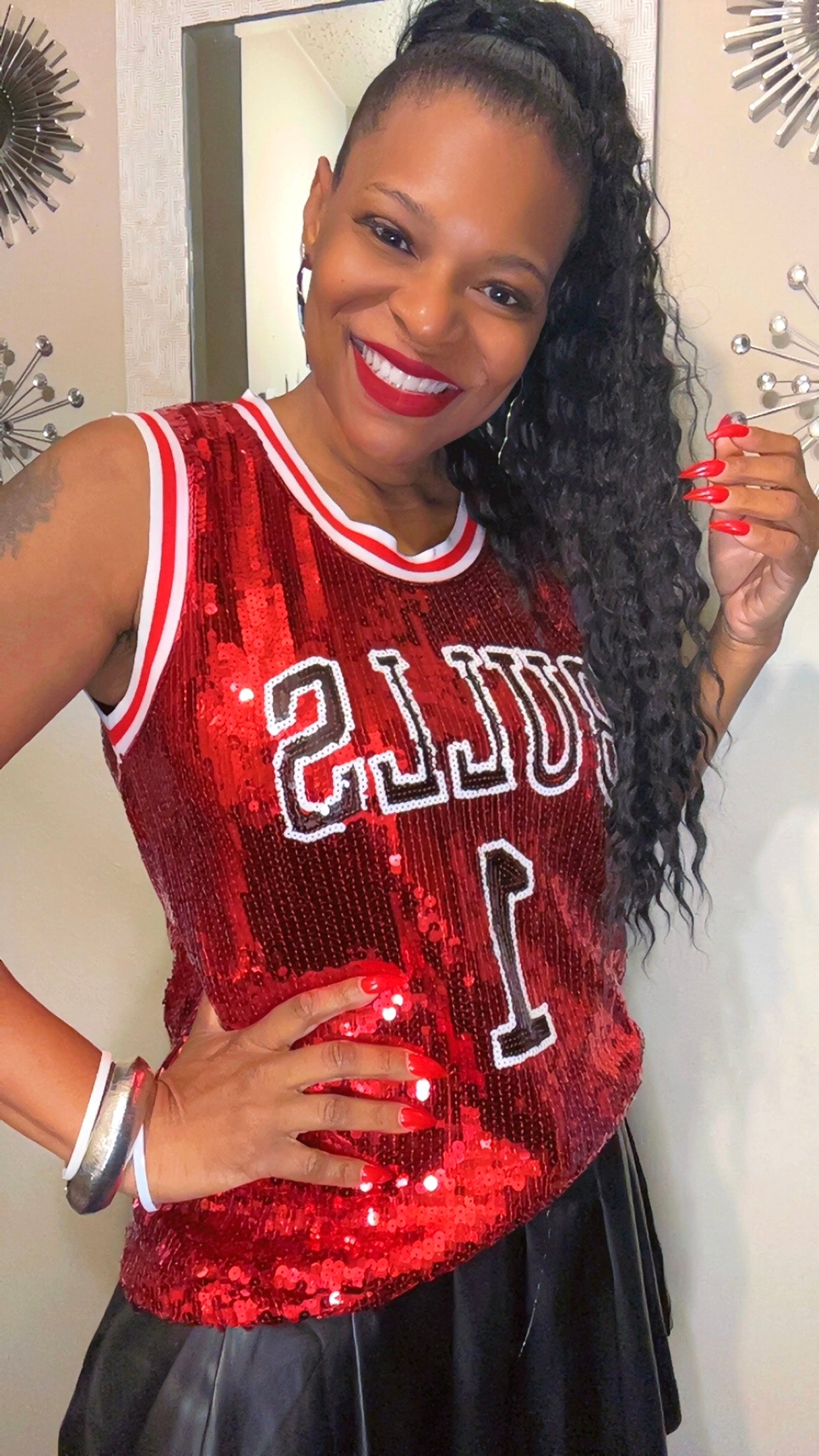 Chicago Bulls Sequin Jersey
