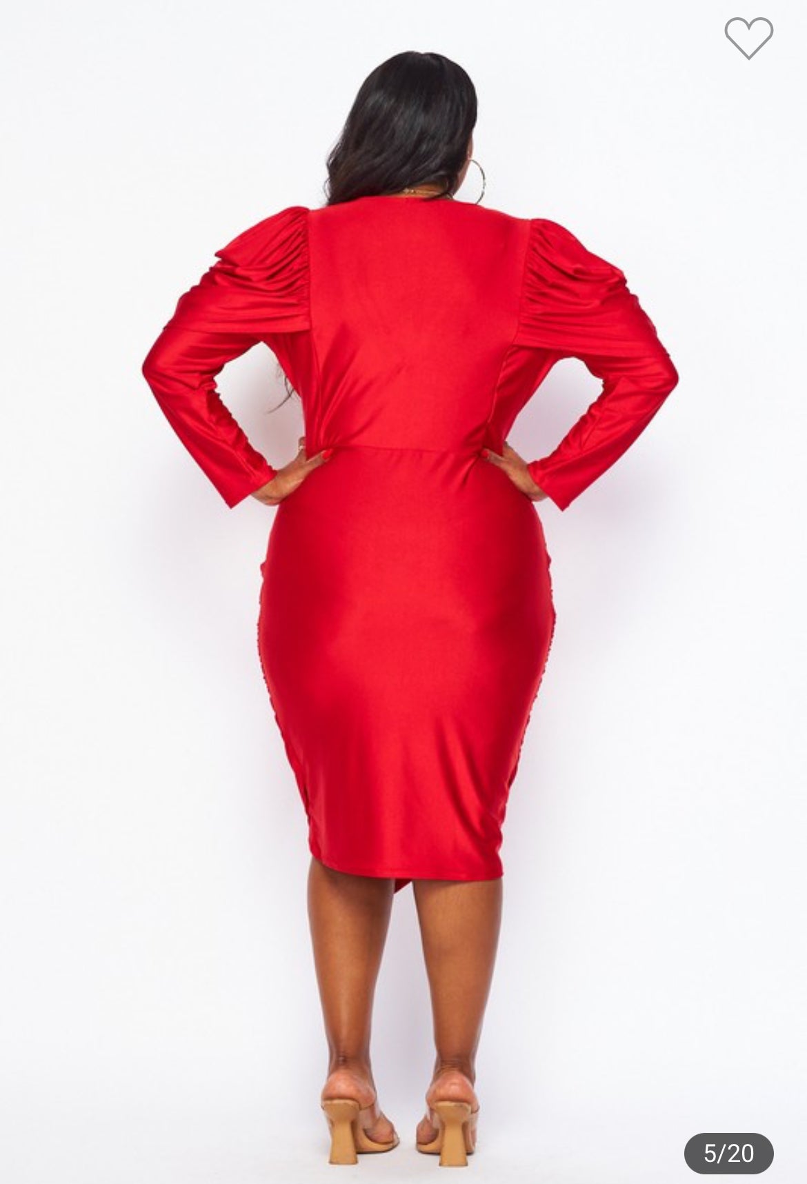 Plus size Red dress