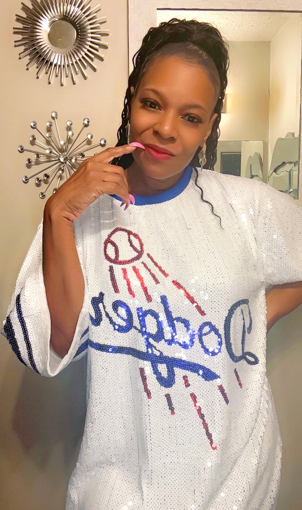 Los Angeles Dodgers Sequin Jersey
