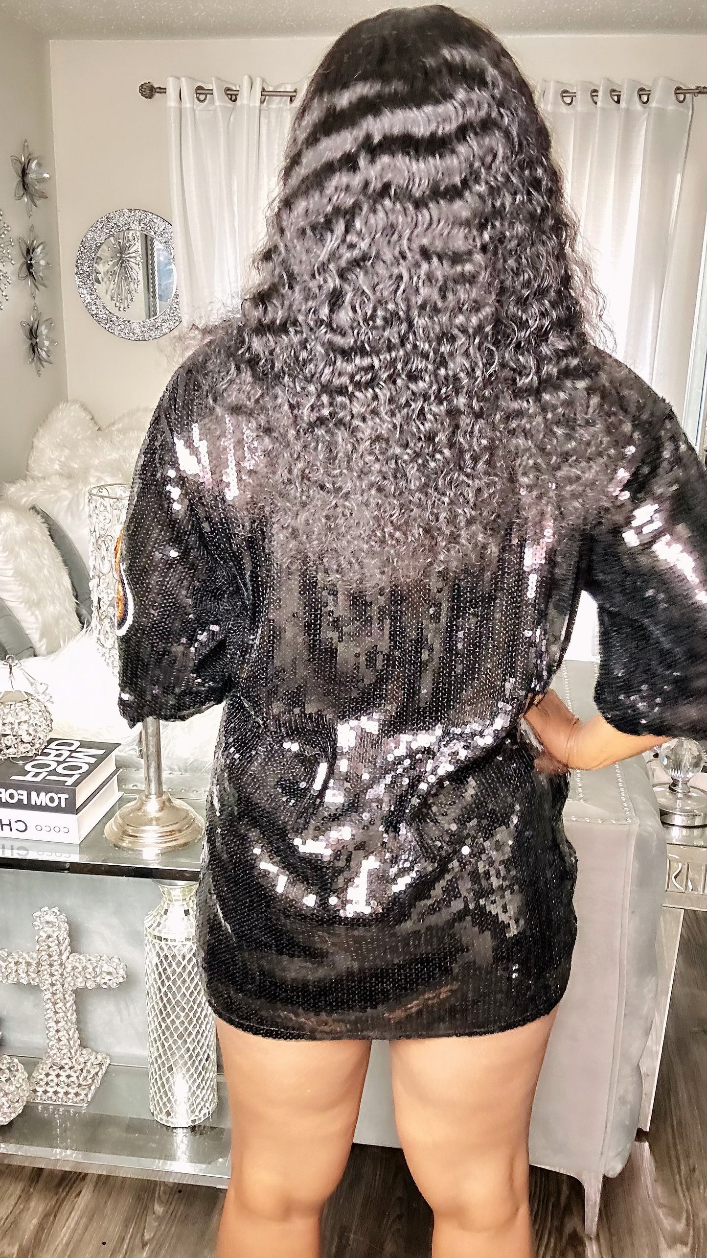 New Orleans Saints sequin dress