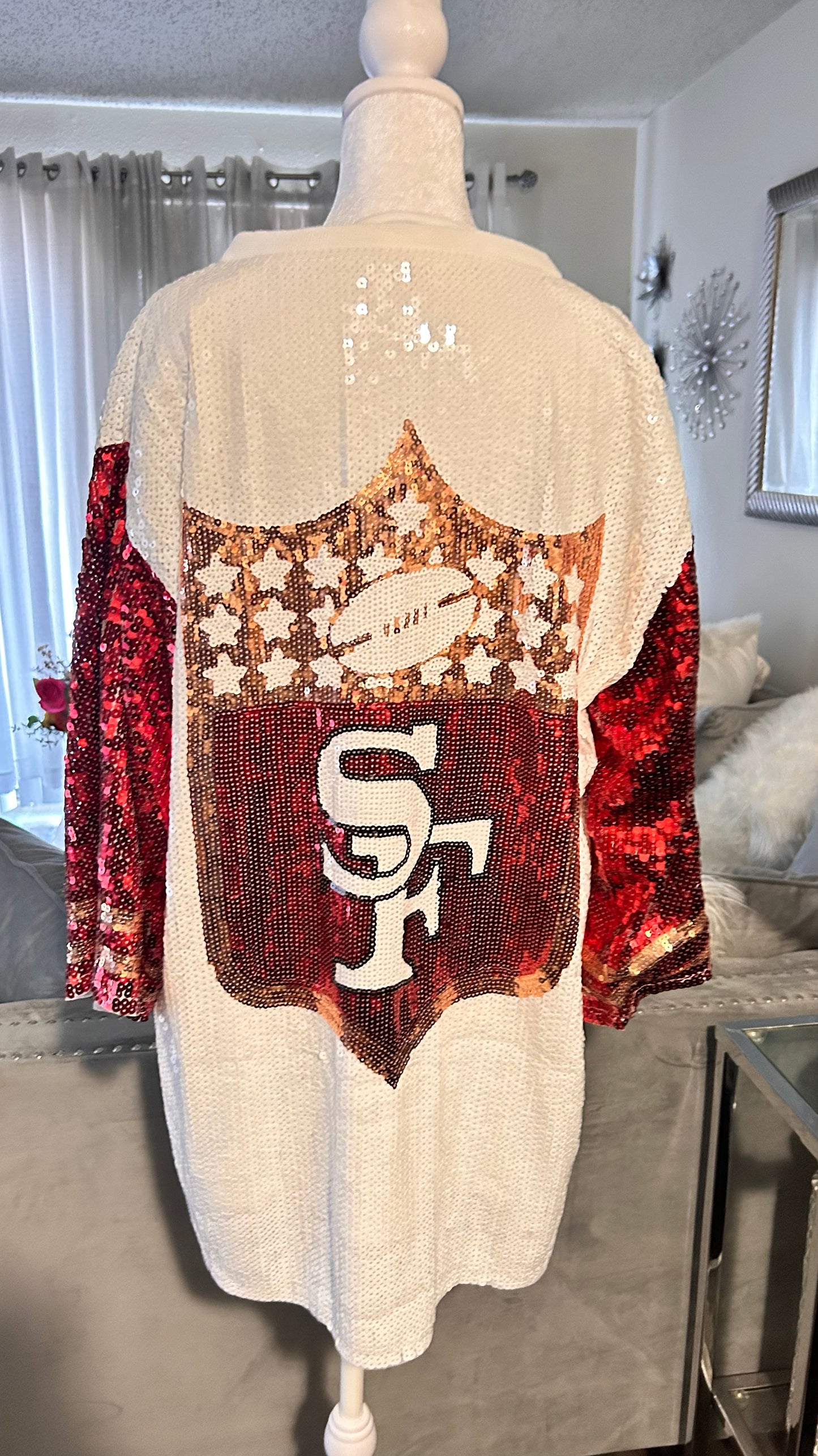 San Francisco 49er Sequin Dress