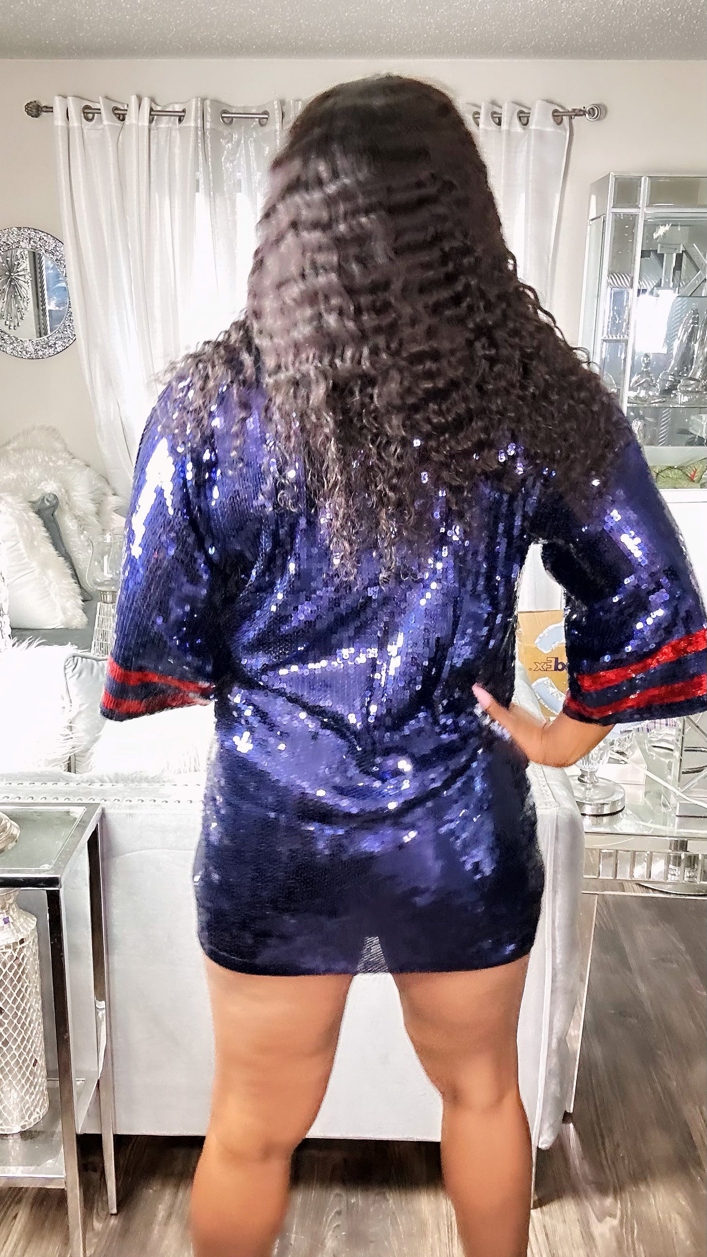 Houston Texans sequin dress