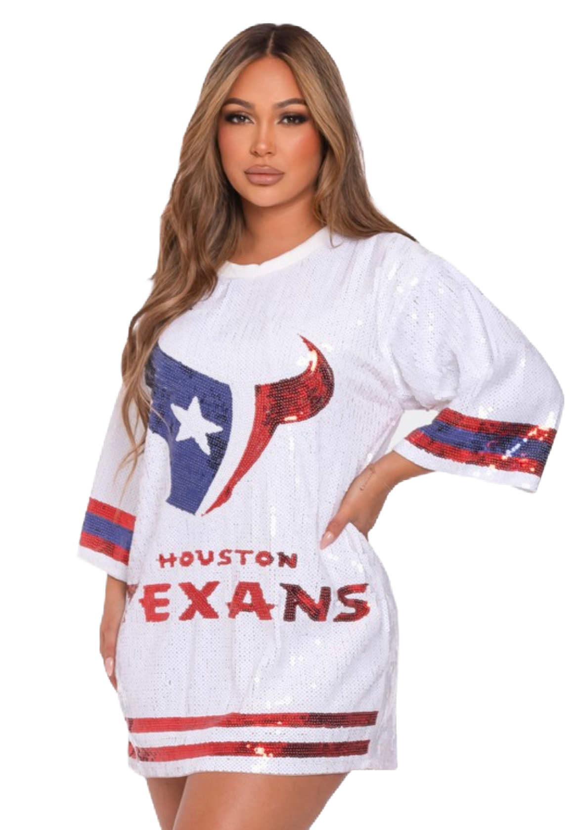 Houston Texans sequin dress