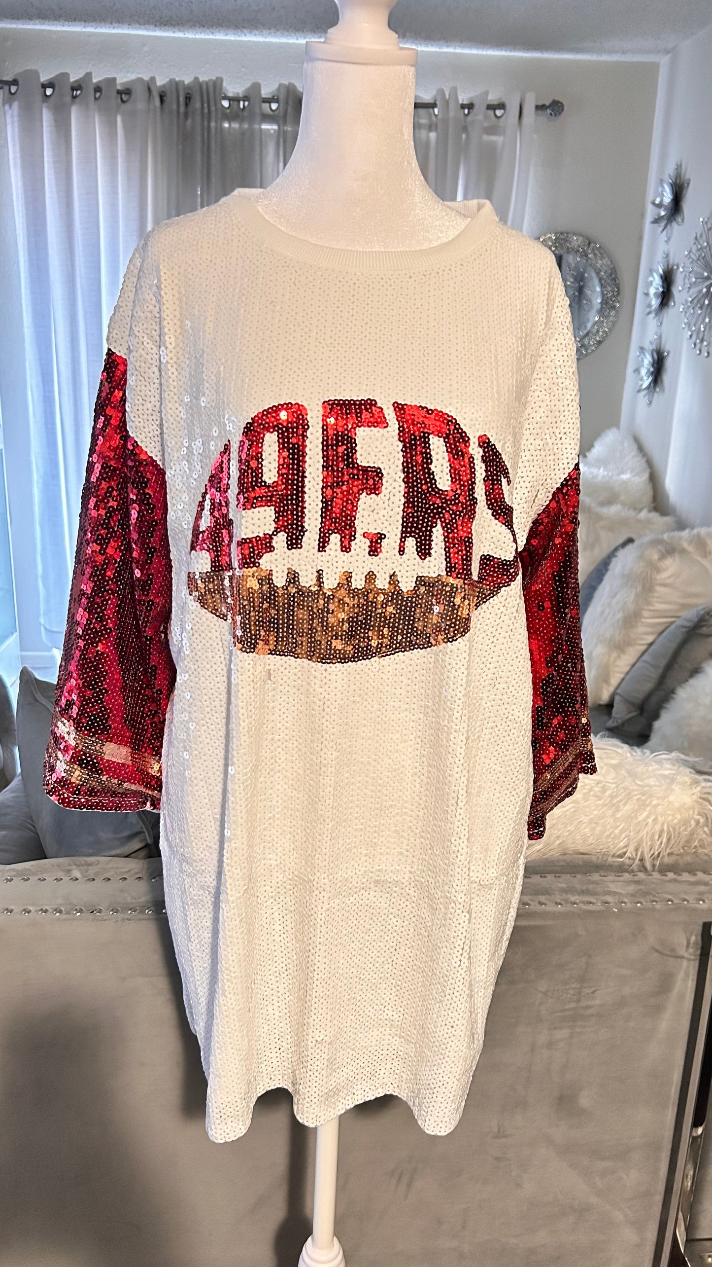 San Francisco 49er Sequin Dress