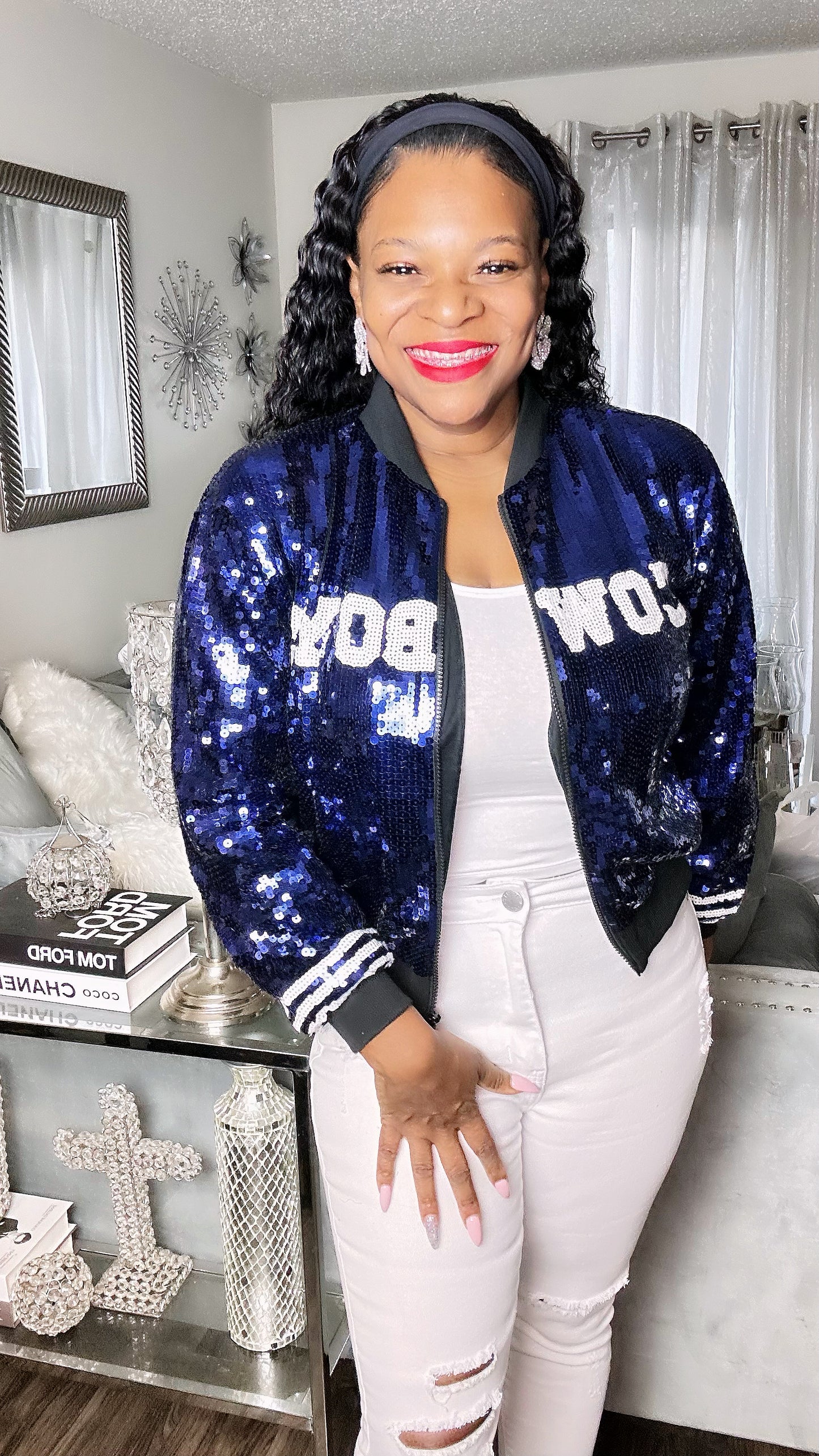 Dallas Cowboys Sequin Jacket