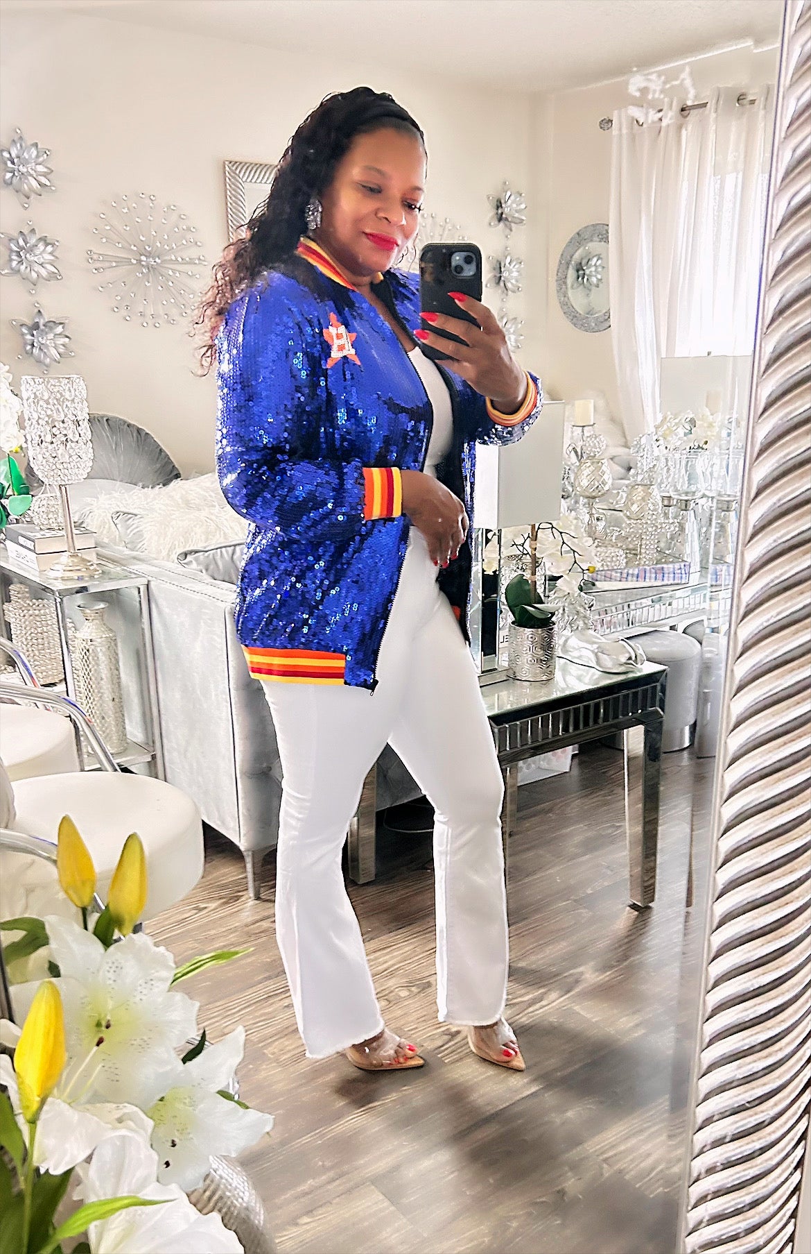 Houston Astro Sequin jacket