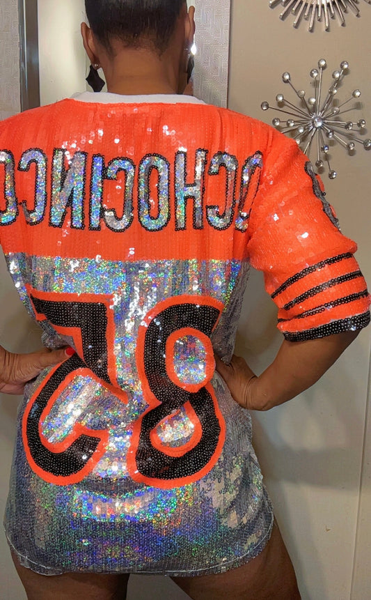 Cincinnati Bengals Sequin Dress