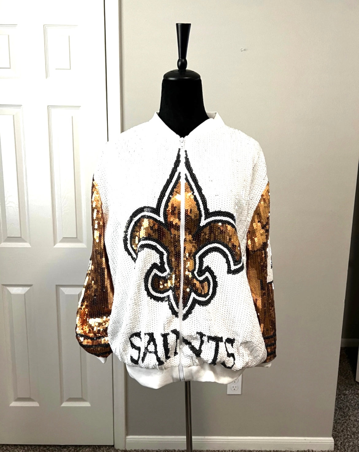 New Orleans Saints Sequin Jacket