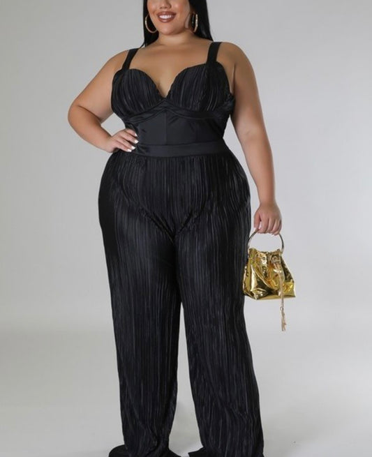 Plus Black Jumpsuit